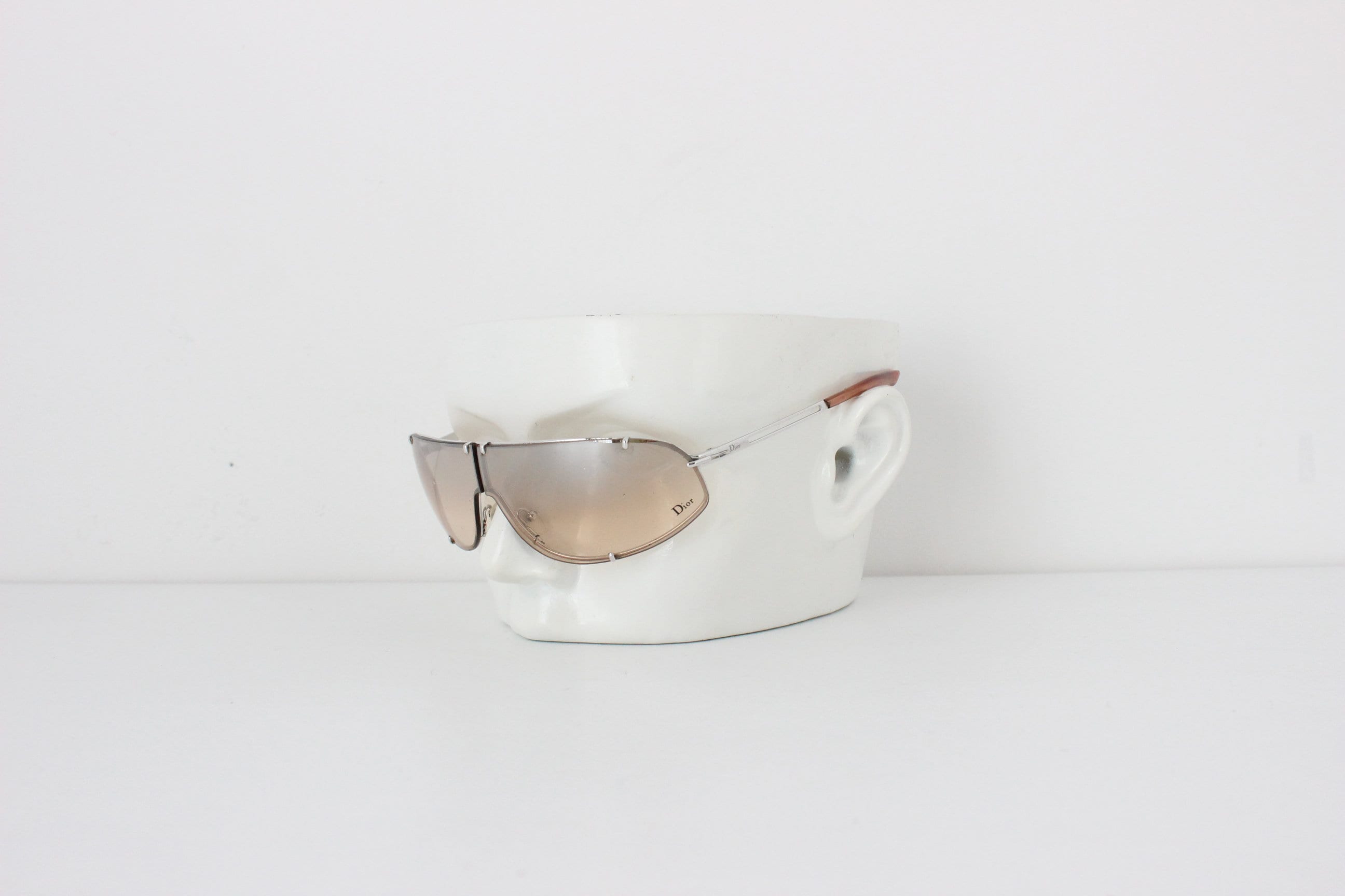 Y2K DIOR by Galliano 'Cossack' Shield Sunglasses