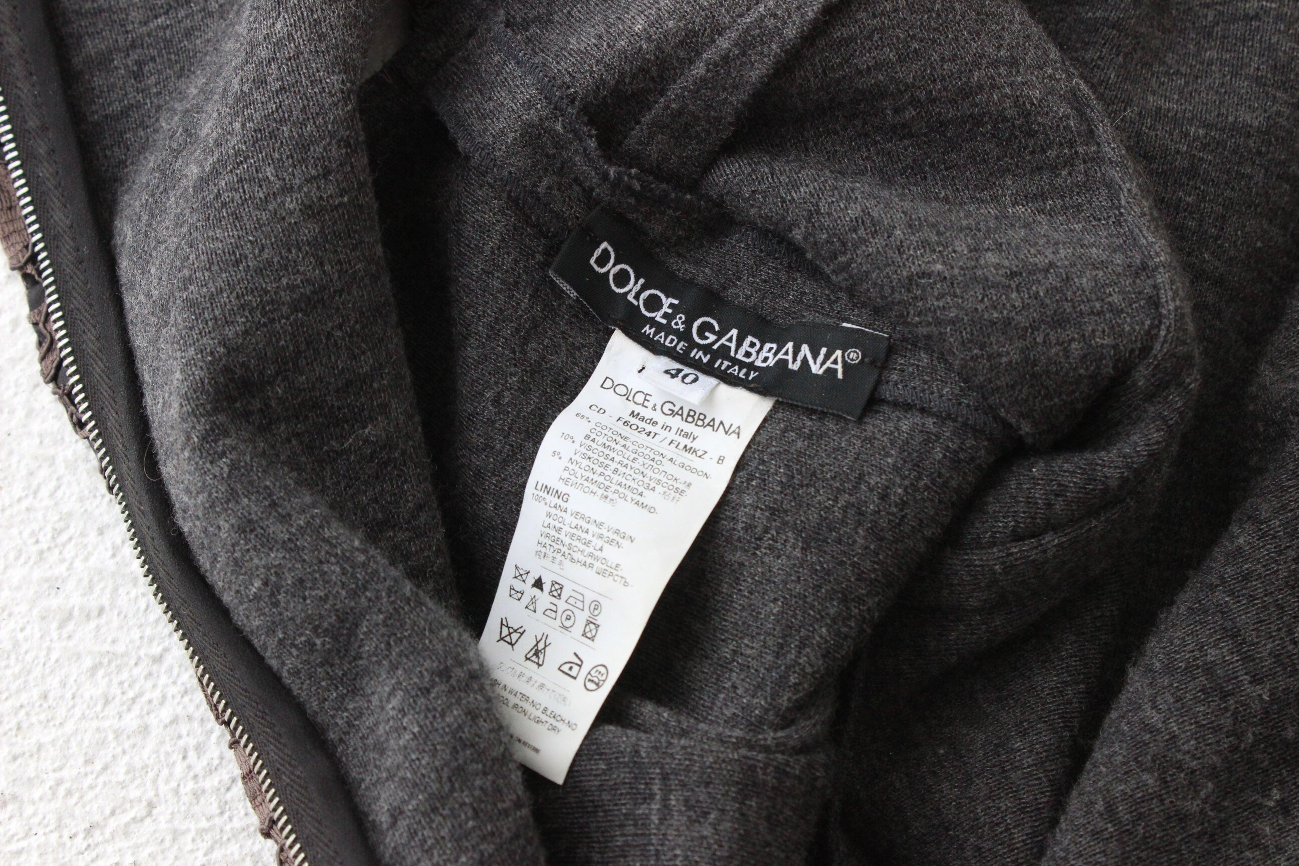 2000s Dolce & Gabbana Textured Lace + Wool Mini