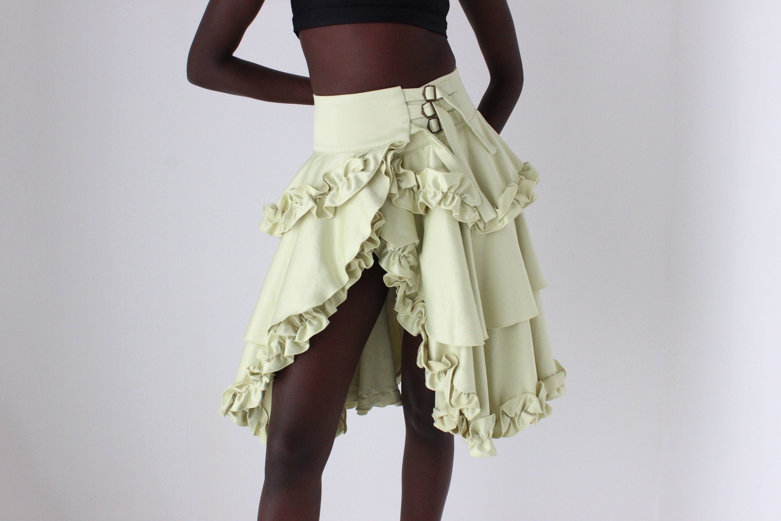 Fabulous 2000s Sculptural Frou Frou Skirt