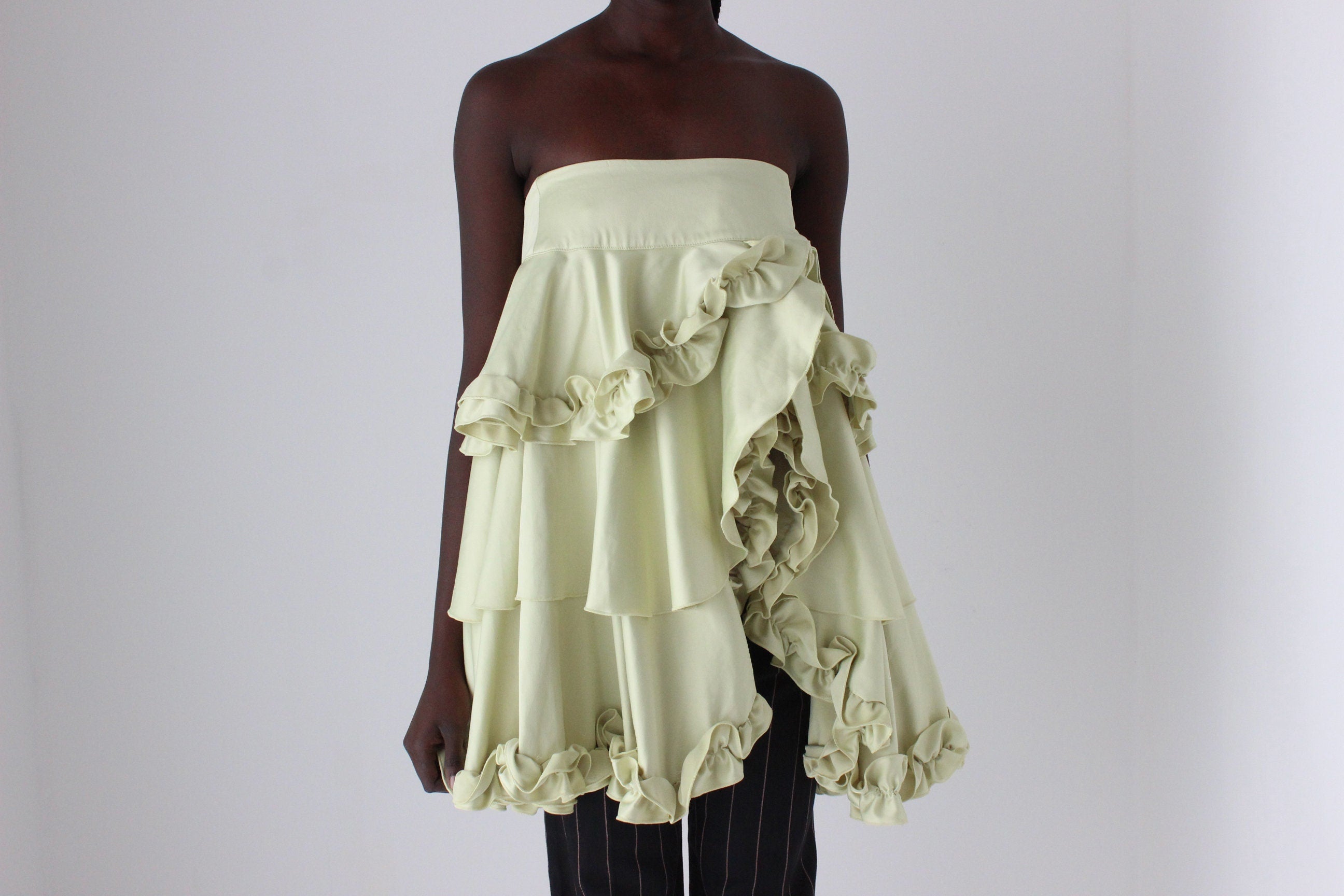 Fabulous 2000s Sculptural Frou Frou Skirt