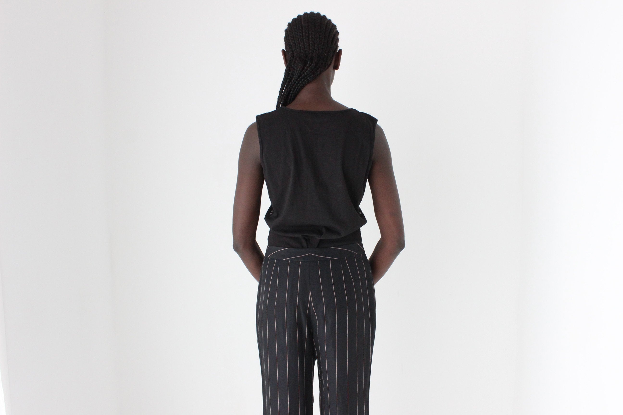 Y2K Subtle Diagonal Sequin Tank