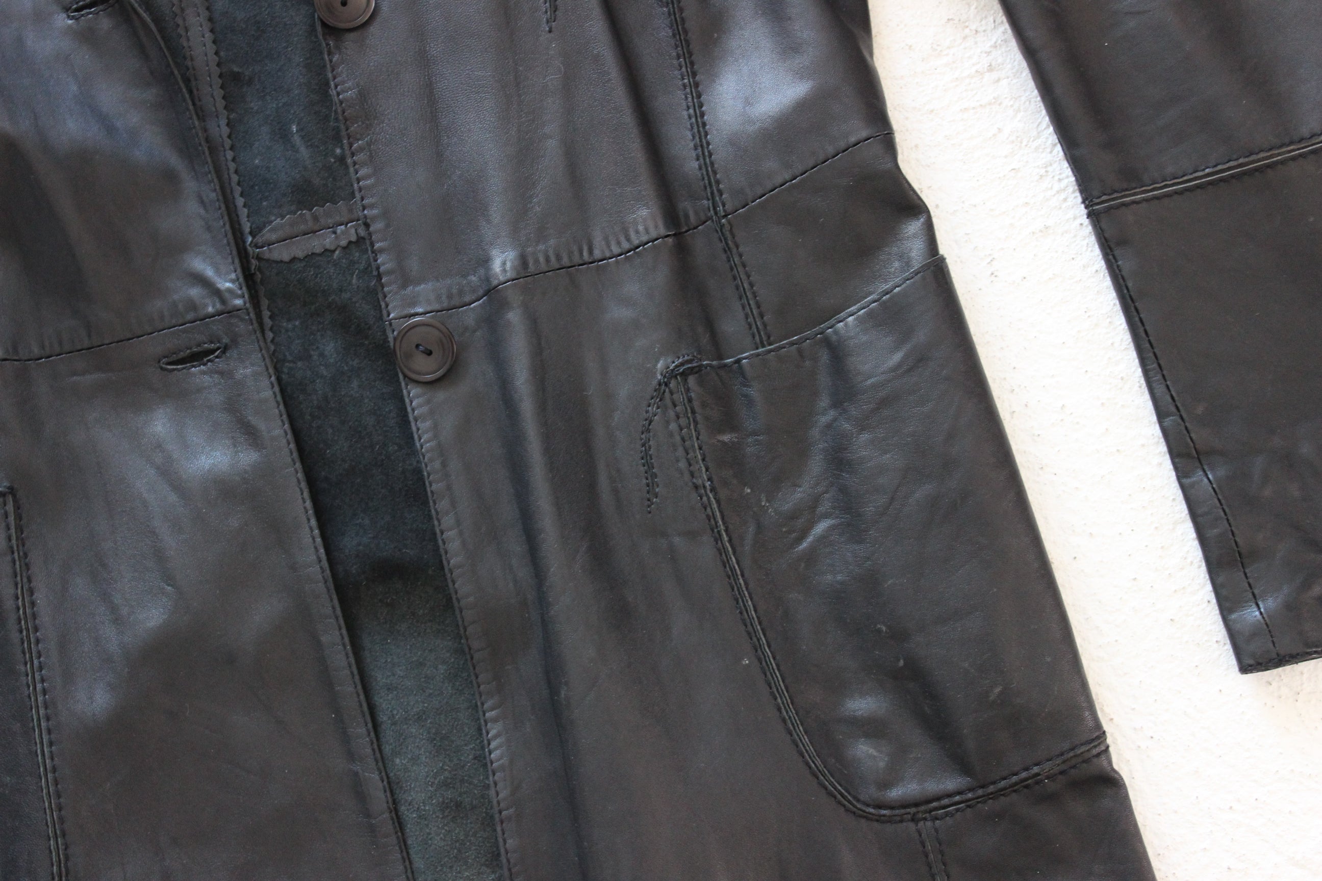 FRENCH COLLECTION 90s Softest Lambskin Leather Coat by Sylvie Schimmel