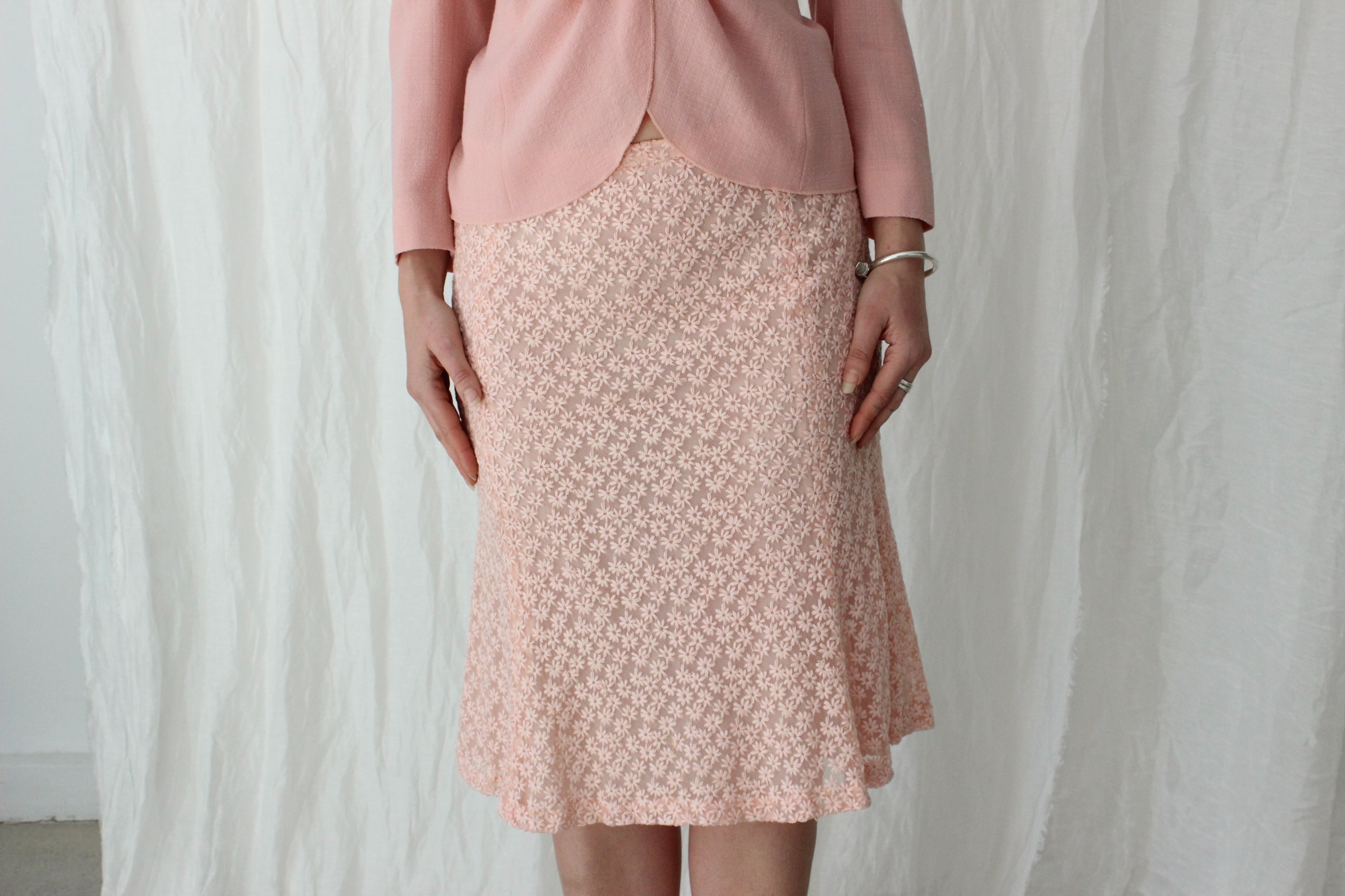 Cutest 90s Moschino Cheap & Chic Two Piece Skirt Suit