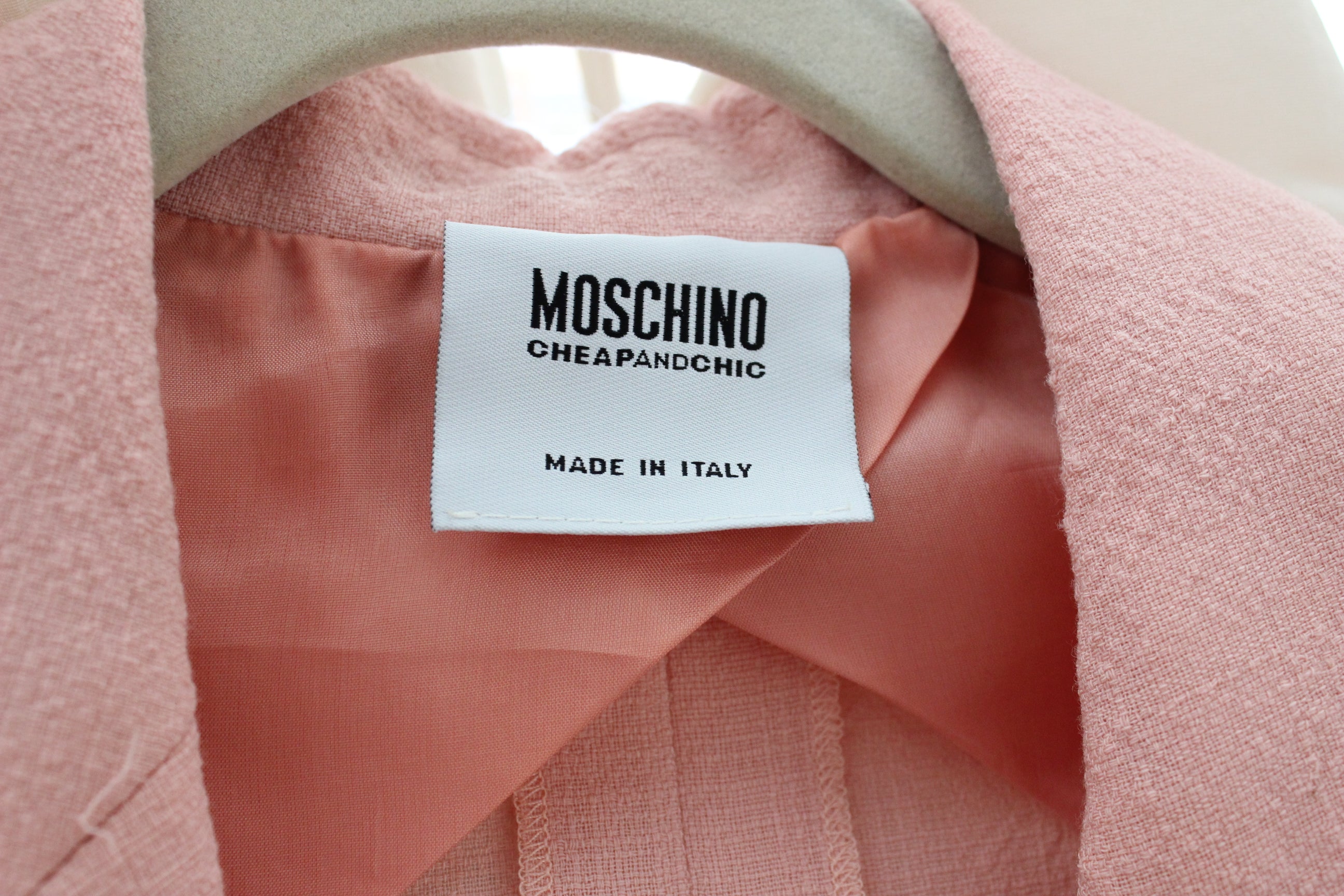 Cutest 90s Moschino Cheap & Chic Two Piece Skirt Suit