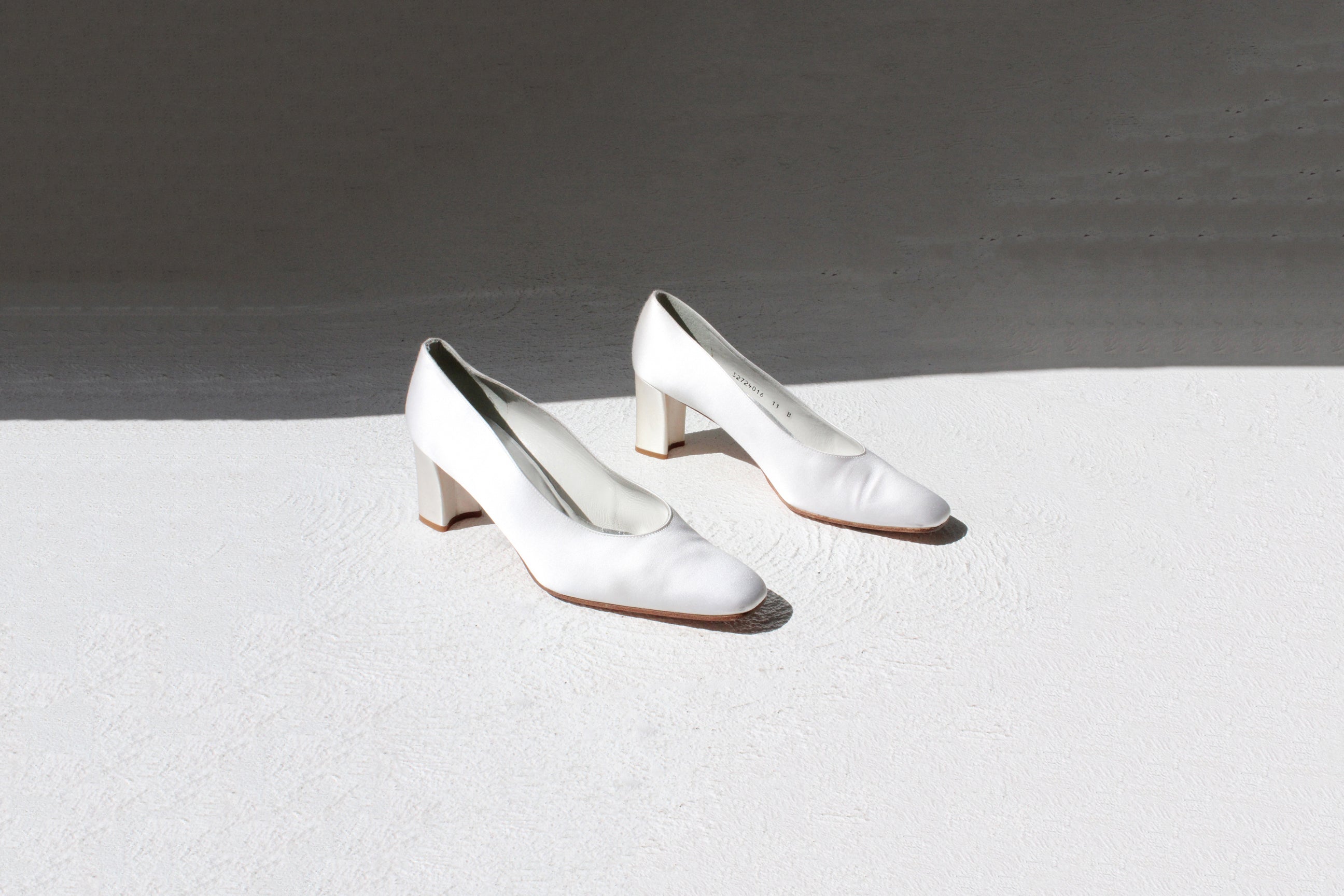 90s Stuart Weitzman Satin Heels - Euro 41