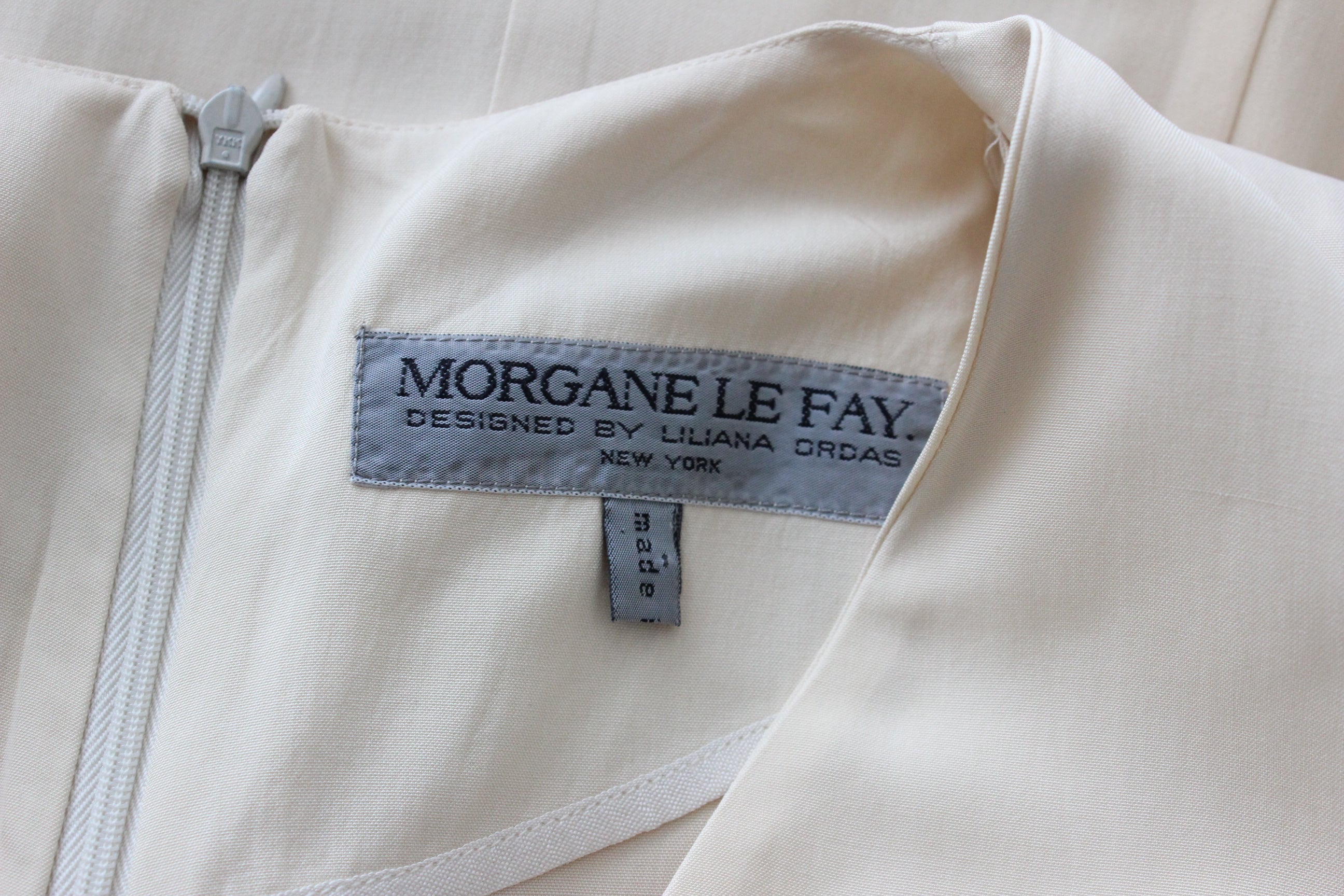 90s Morgane Le Fey Silk / Wool 'Two Piece' Jacket & Dress