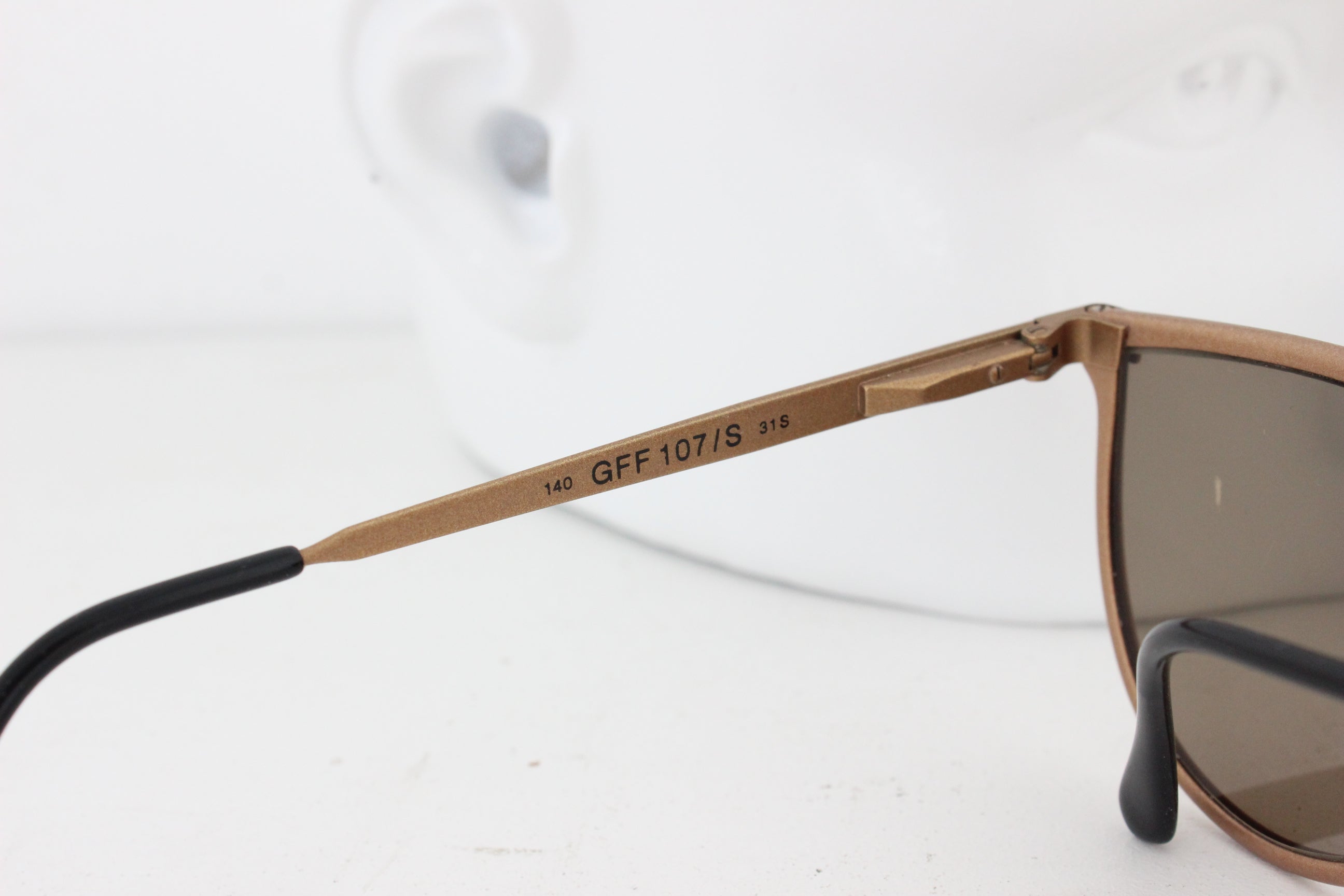 Vintage GIANFRANCO FERRE 80s Matte Bronze Sunglasses