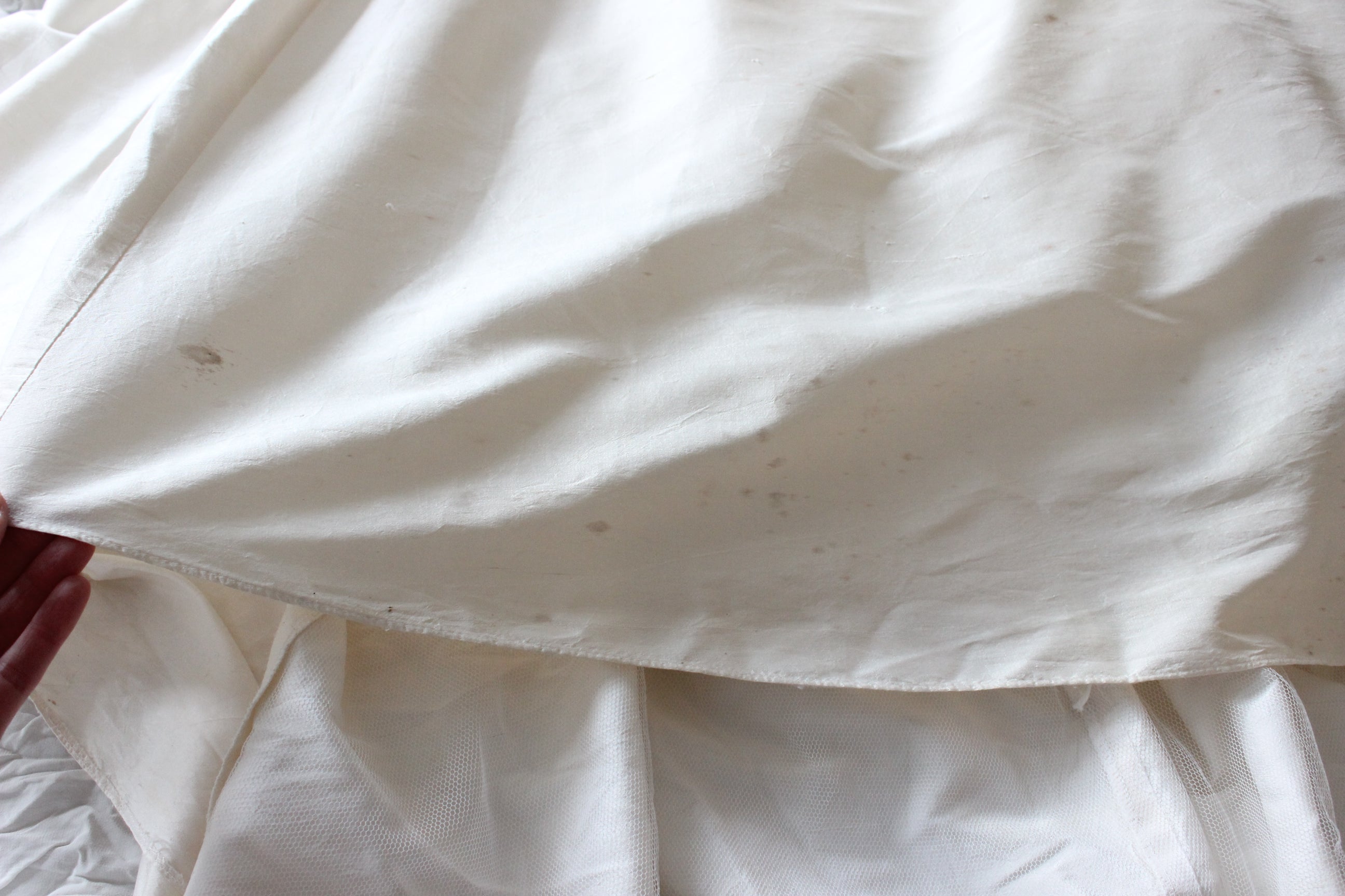 1992 Silk Dupion Rosette Down