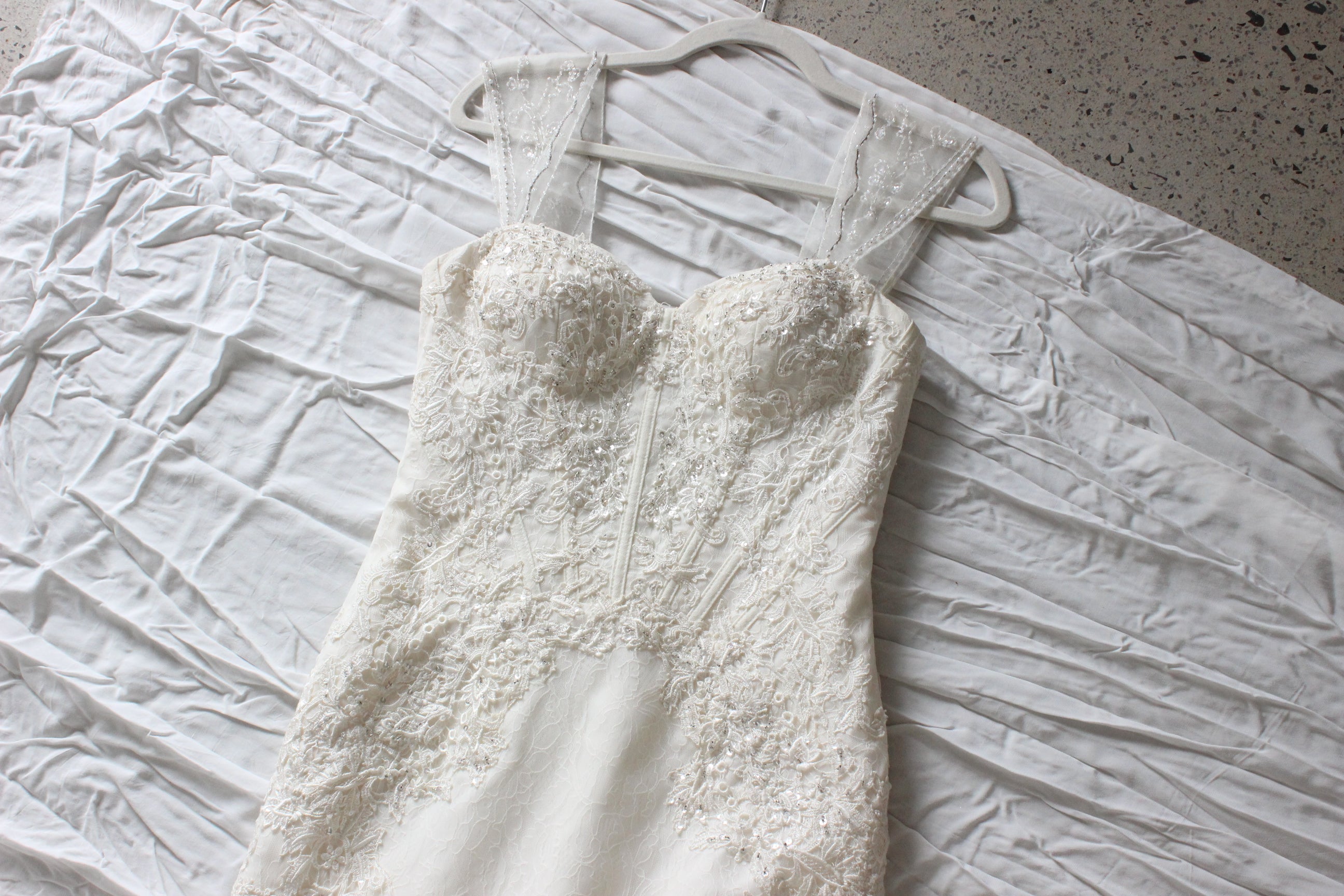 2000s Fairycore Mermaid Wedding Gown