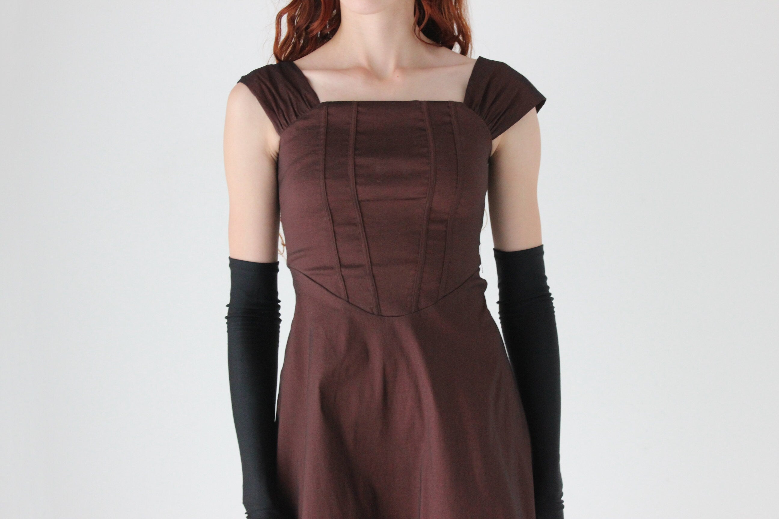 2000s Renaissance Corset Mini Dress