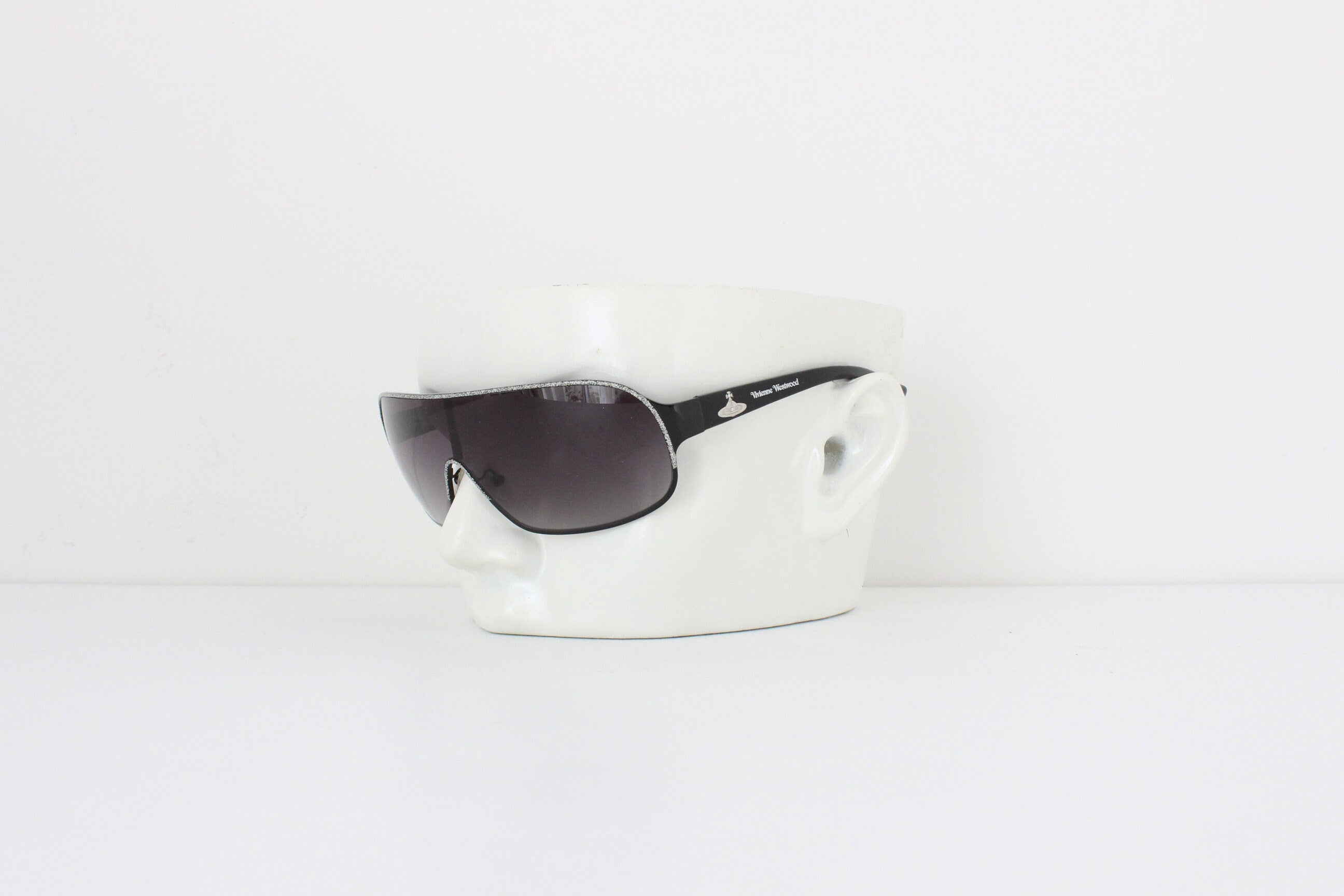 Y2K Vivienne Westwood Techno Mask Sunglasses