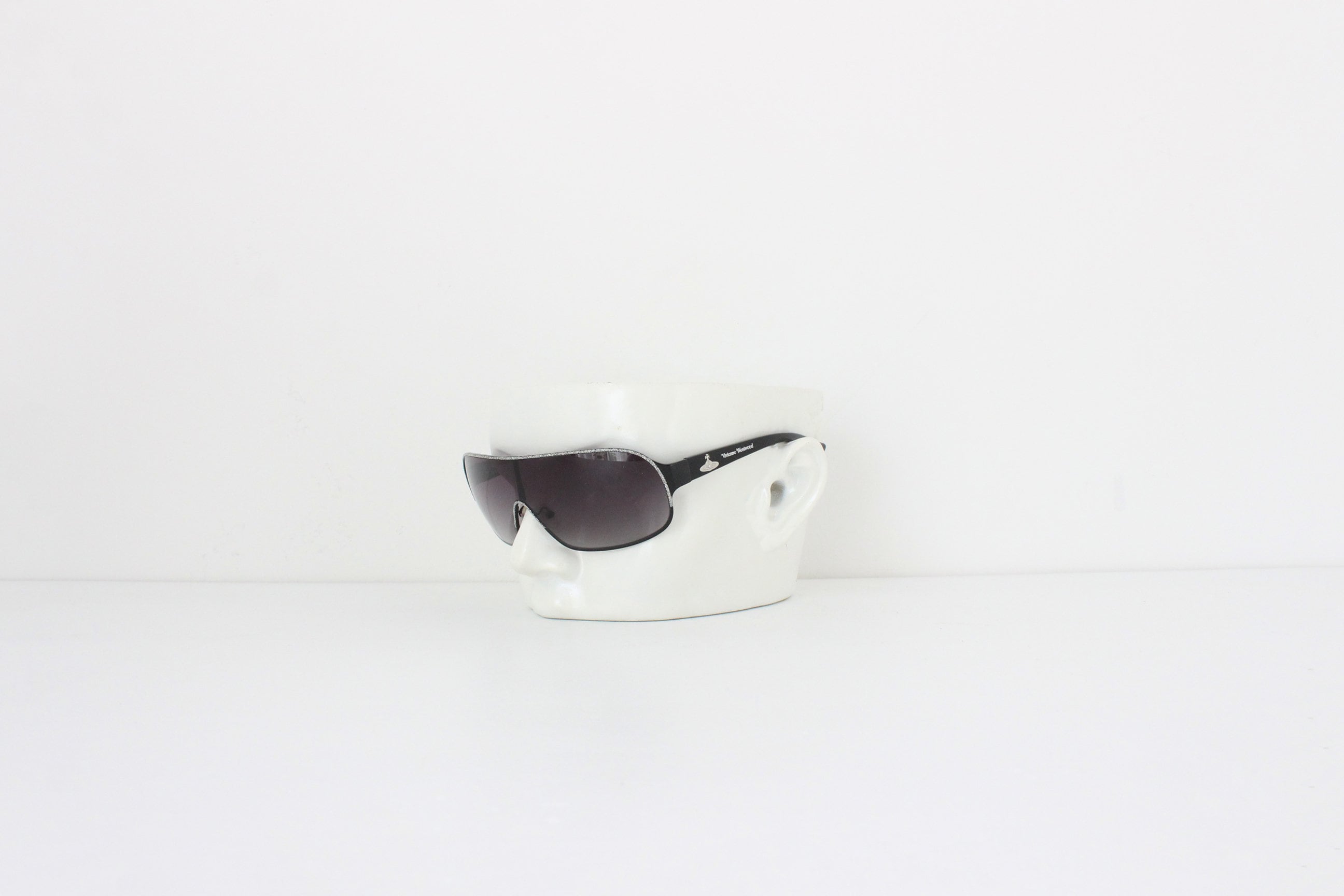 Y2K Vivienne Westwood Techno Mask Sunglasses