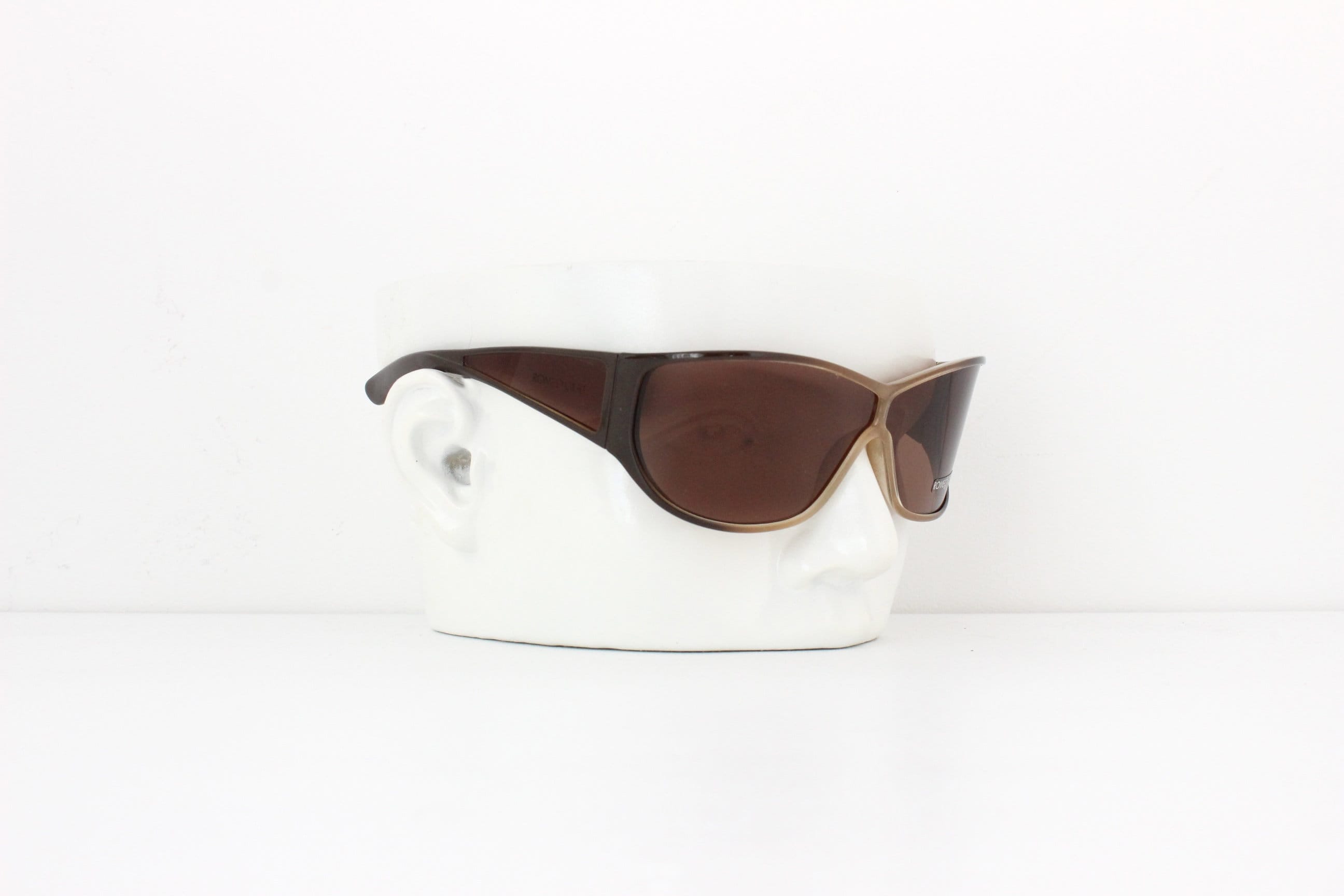 90s ROMEO GIGLI Wraparound Shield Sunglasses