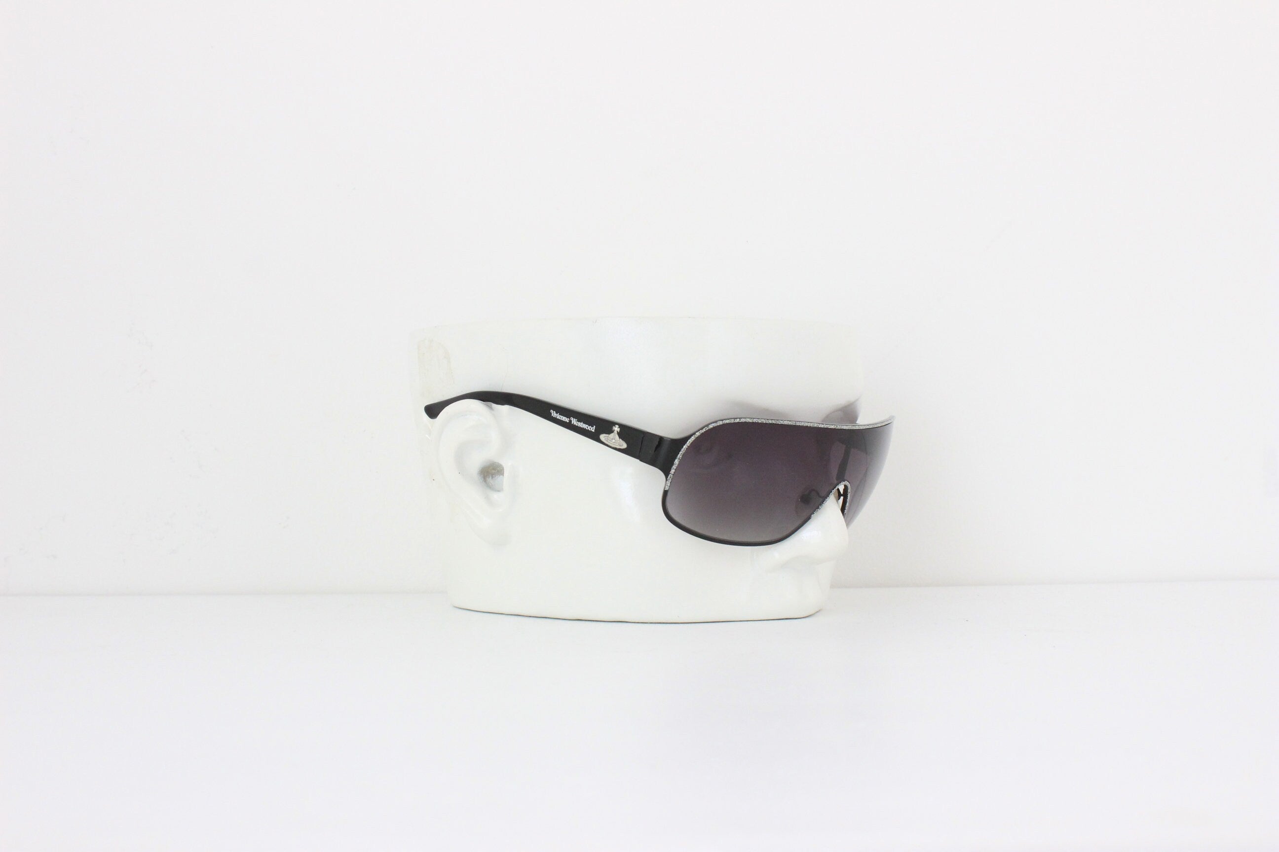 Y2K Vivienne Westwood Techno Mask Sunglasses