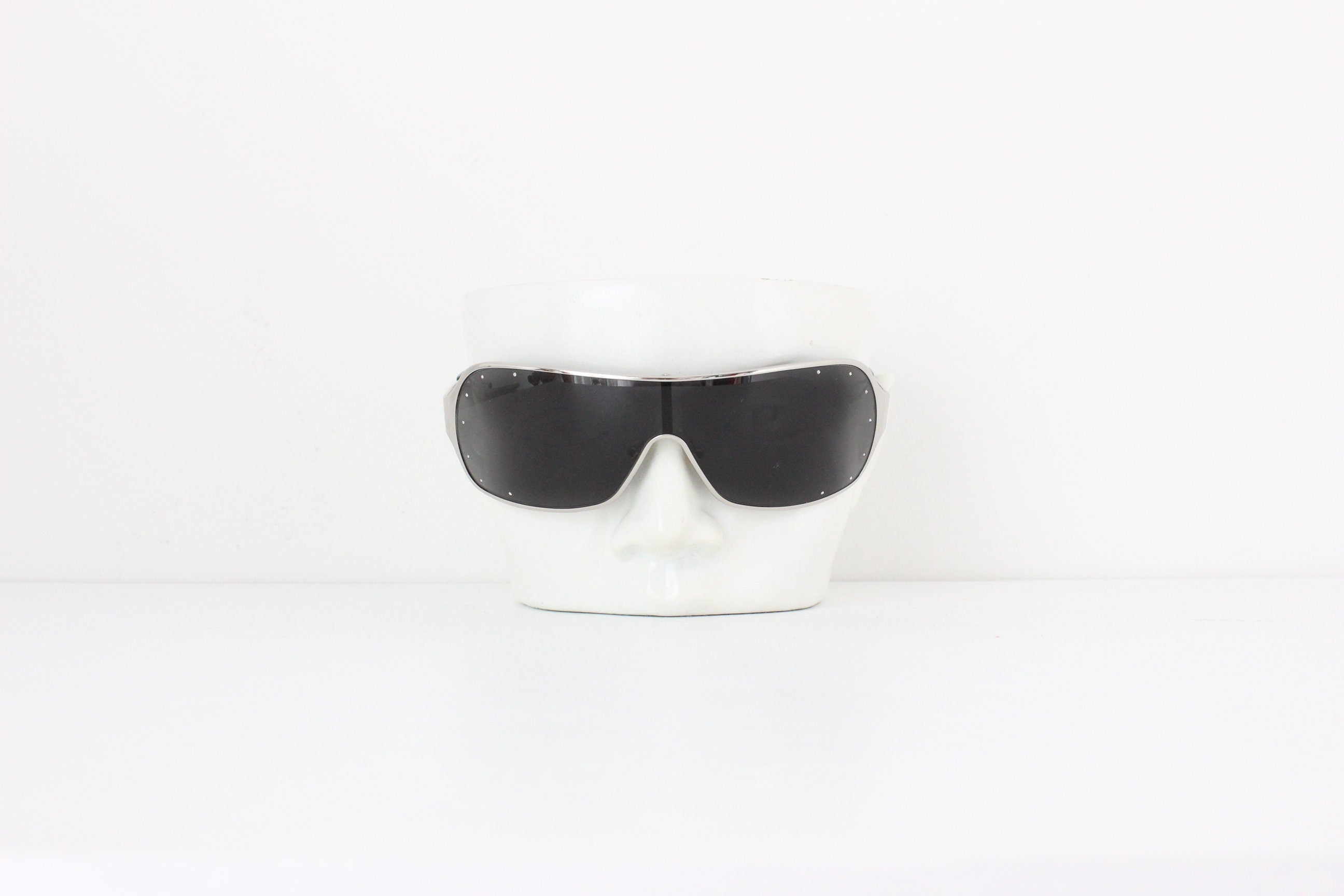 Y2K Vivienne Westwood Shield Logo Sunglasses