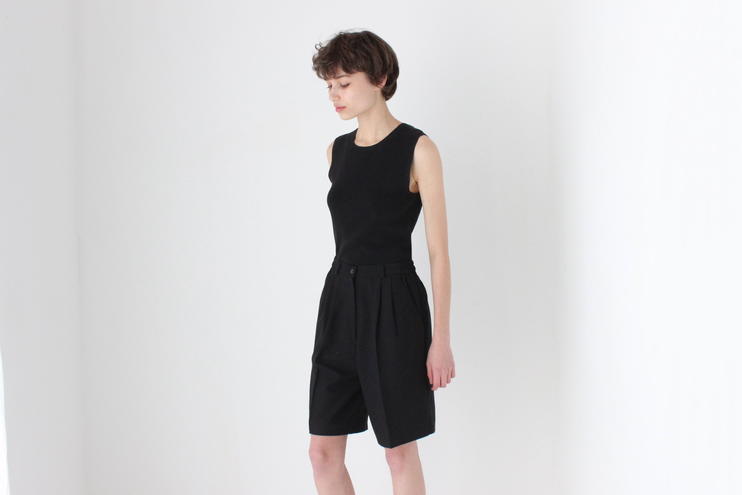 Perfect Minimal 90s Knit Tank by Equipment