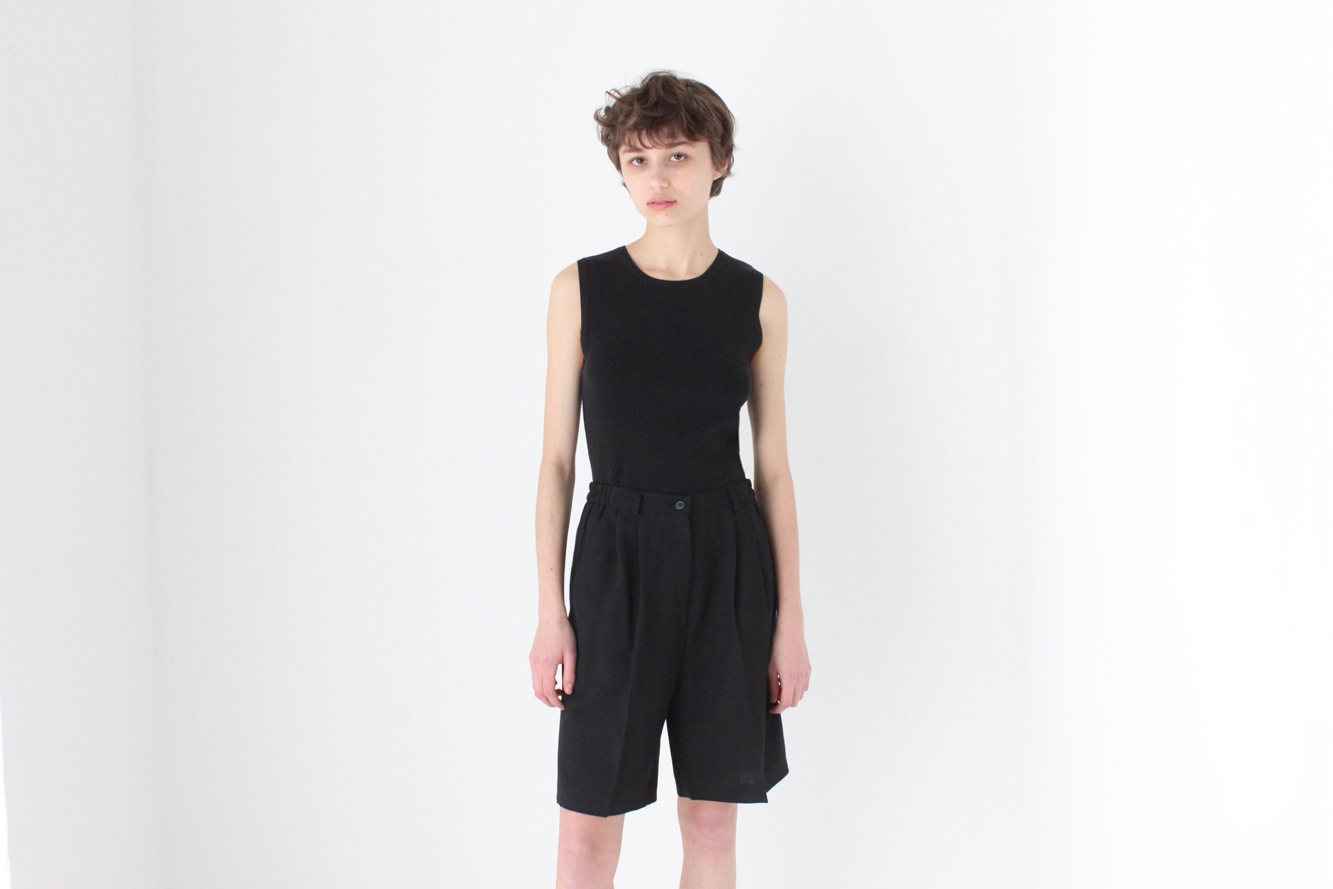 Minimal 90s Longer Length Bermuda Shorts