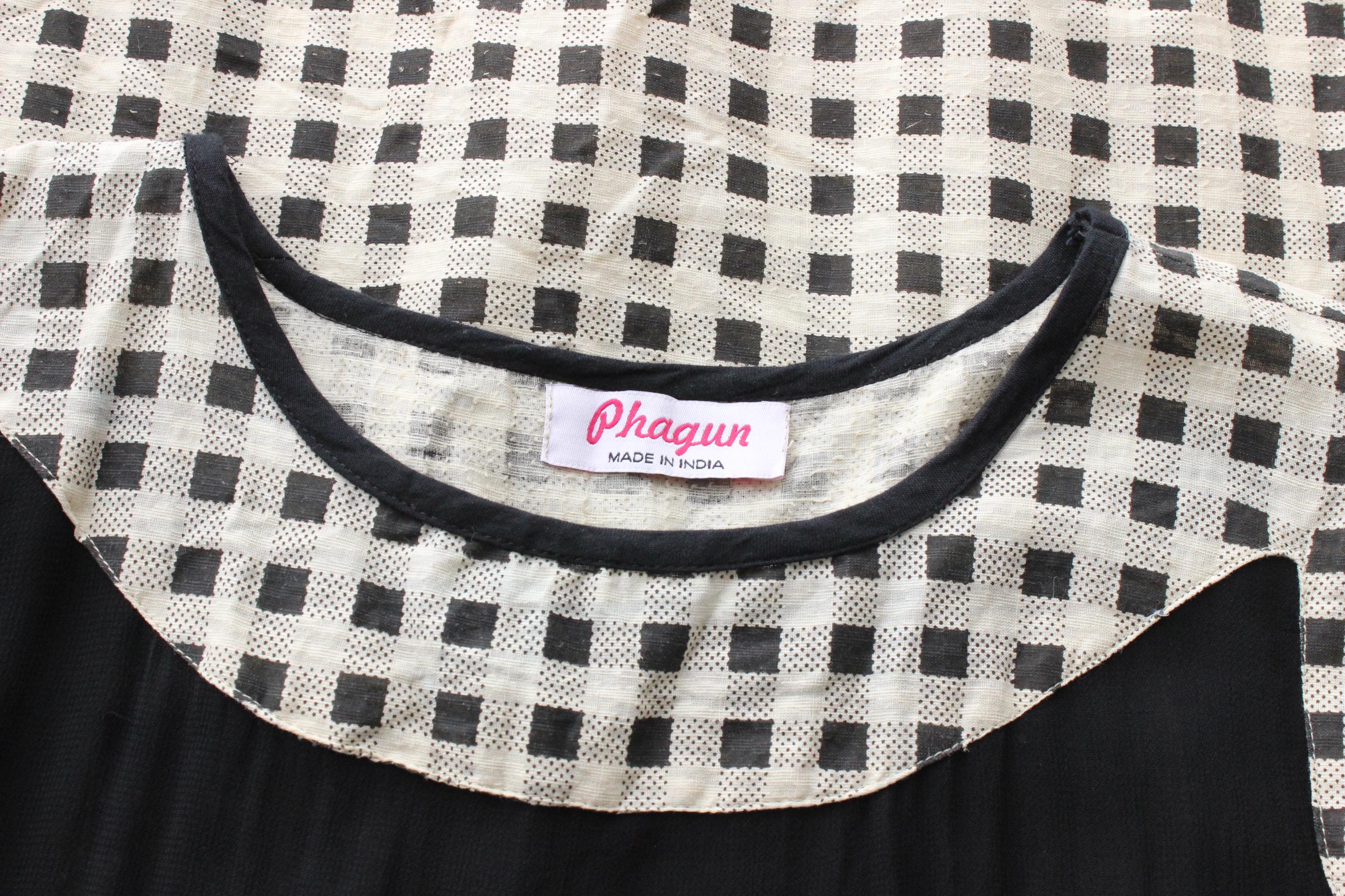 90s Gauzy Gingham Relaxed Dress