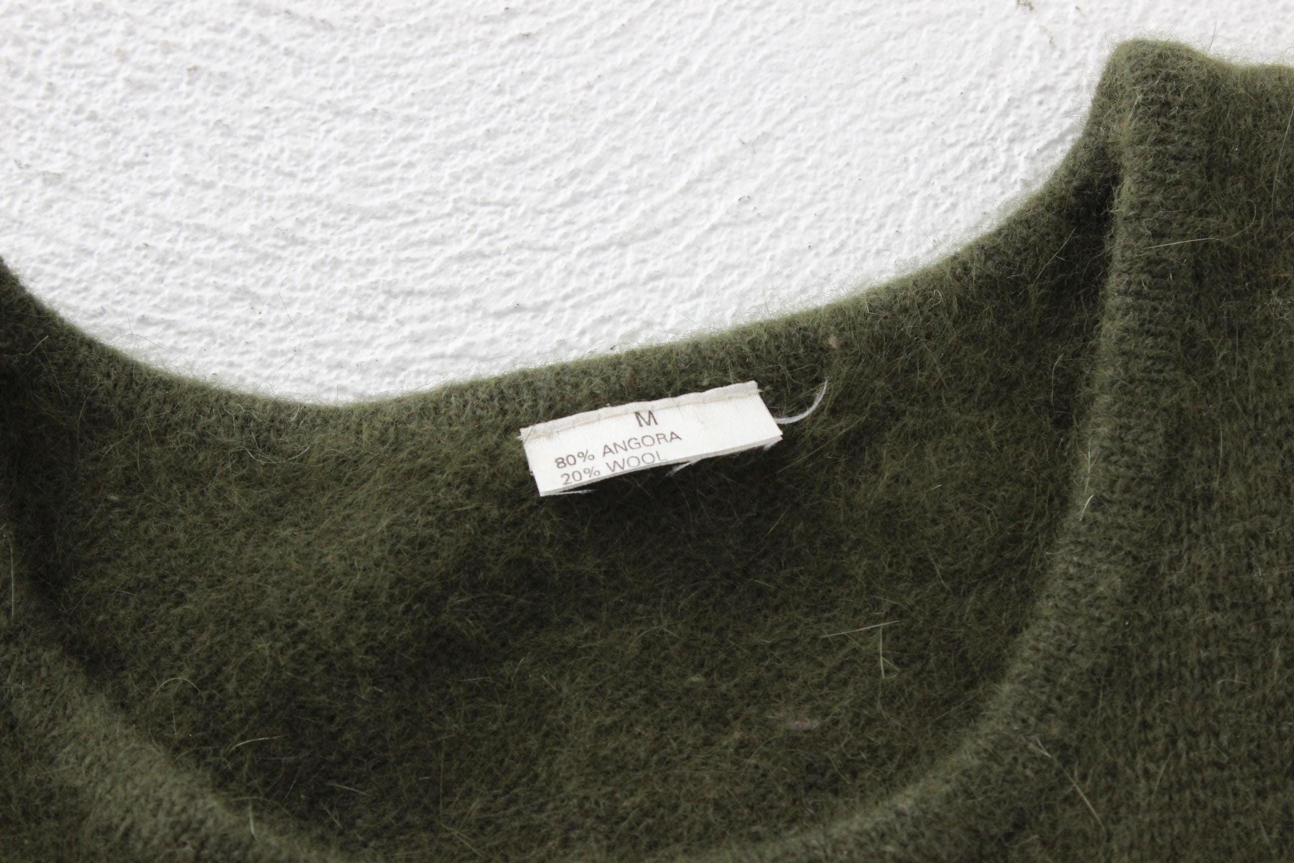 90s Angora & Wool Knit Tank Top