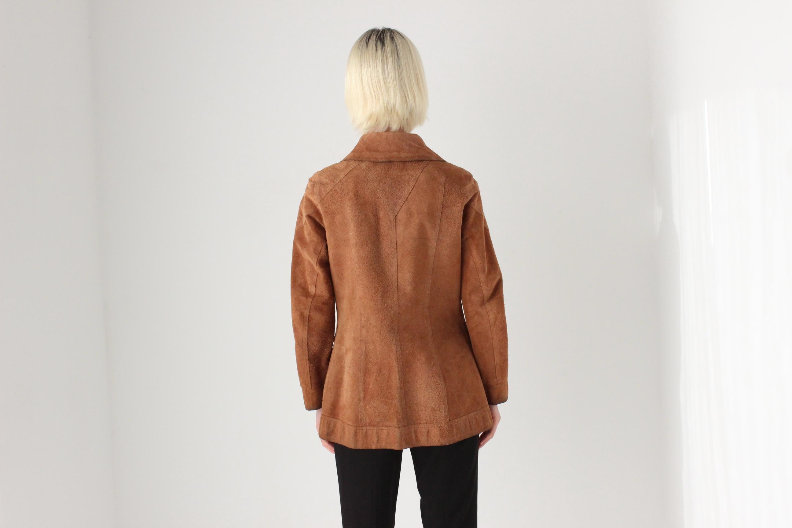 1970s REVERSIBLE / Double Sided Leather & Suede Jacket