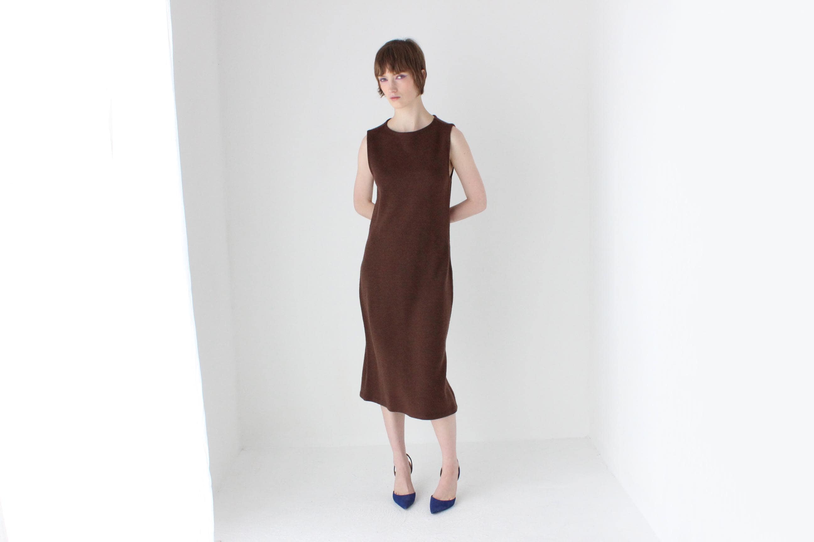 90s Ralph Lauren Wool, Silk & Cashmere Knit Dress