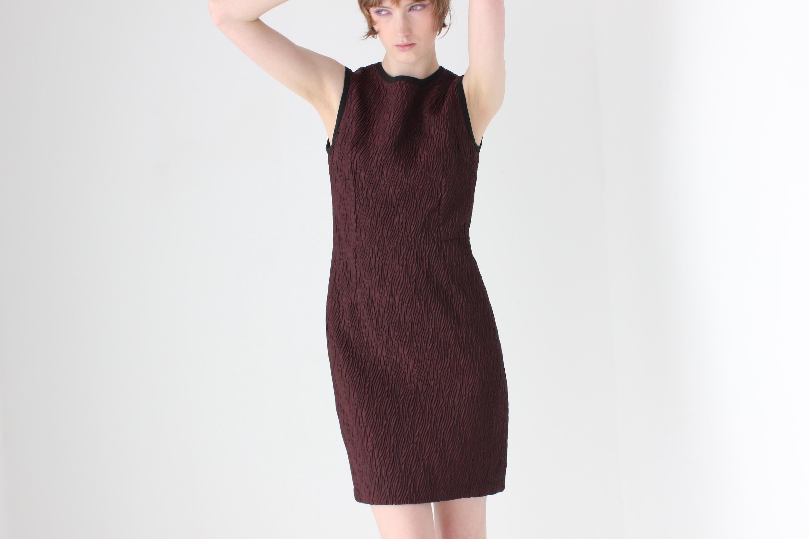 2000s Dolce & Gabbana Textural Aubergine Minimal + Chic Mini