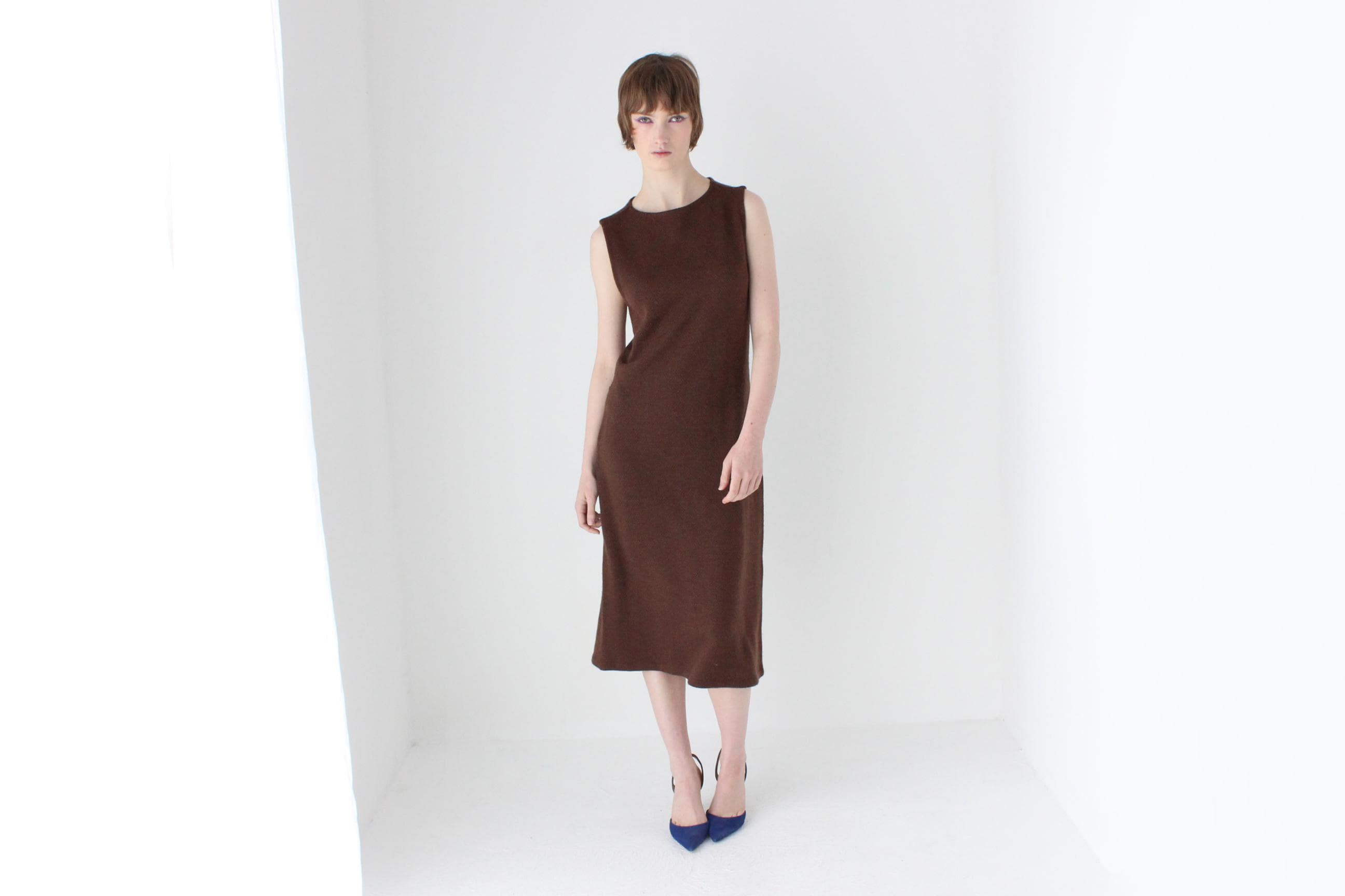 90s Ralph Lauren Wool, Silk & Cashmere Knit Dress