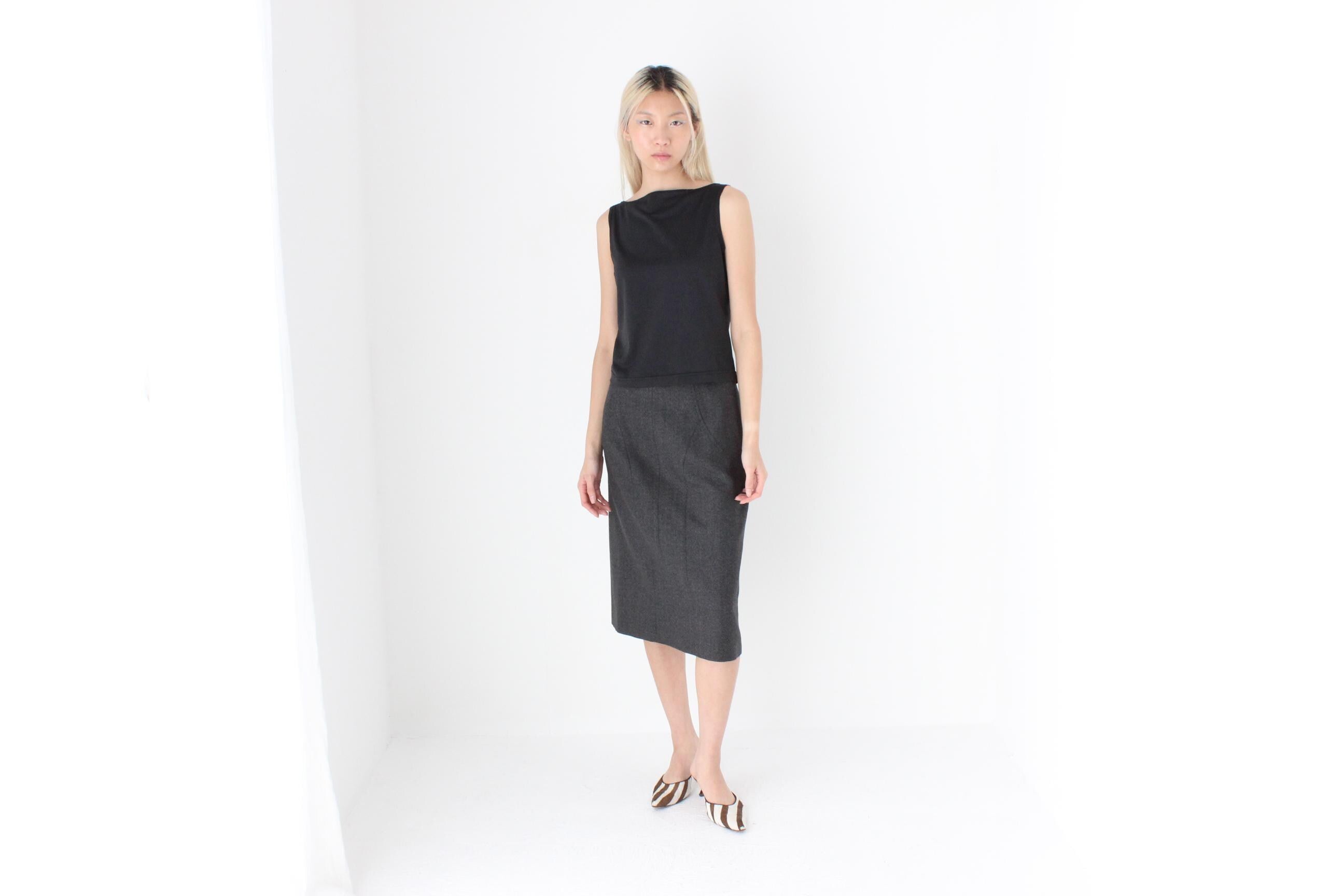 FUTURISM 90s Minimal High Neck Tank