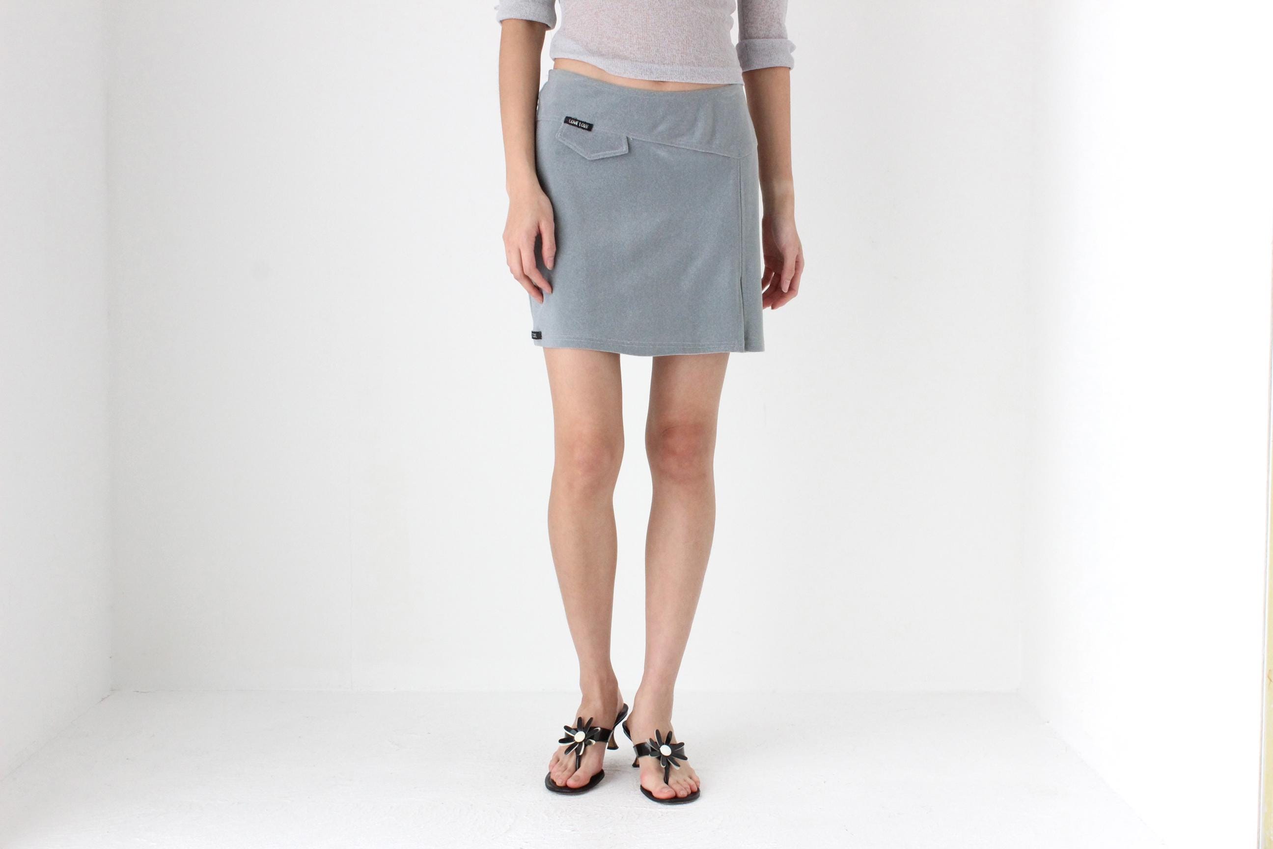 FUTURISM 90s Glitter Mini Club Skirt by 'Love Love'