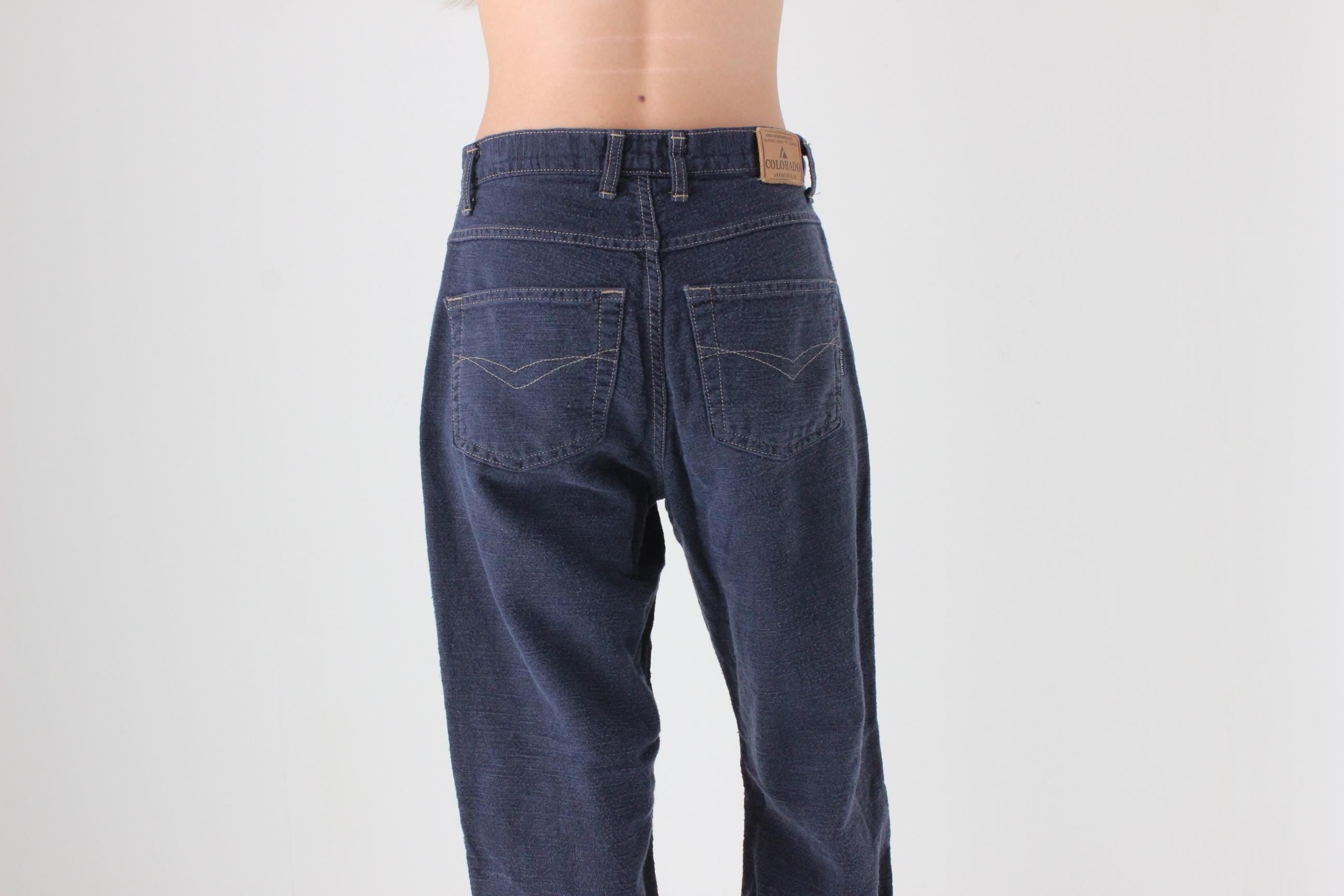 FUTURISM 90s Natural Ramie Relaxed Jeans