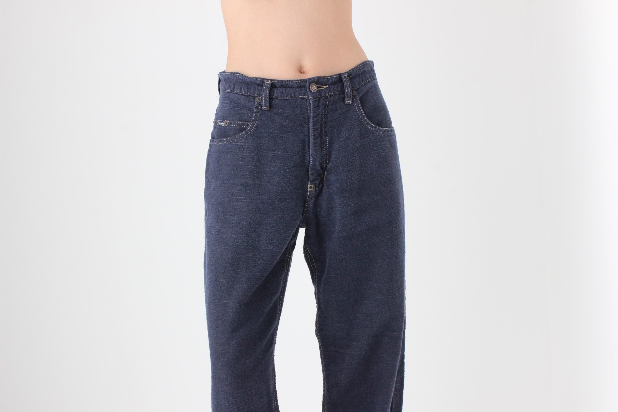 FUTURISM 90s Natural Ramie Relaxed Jeans