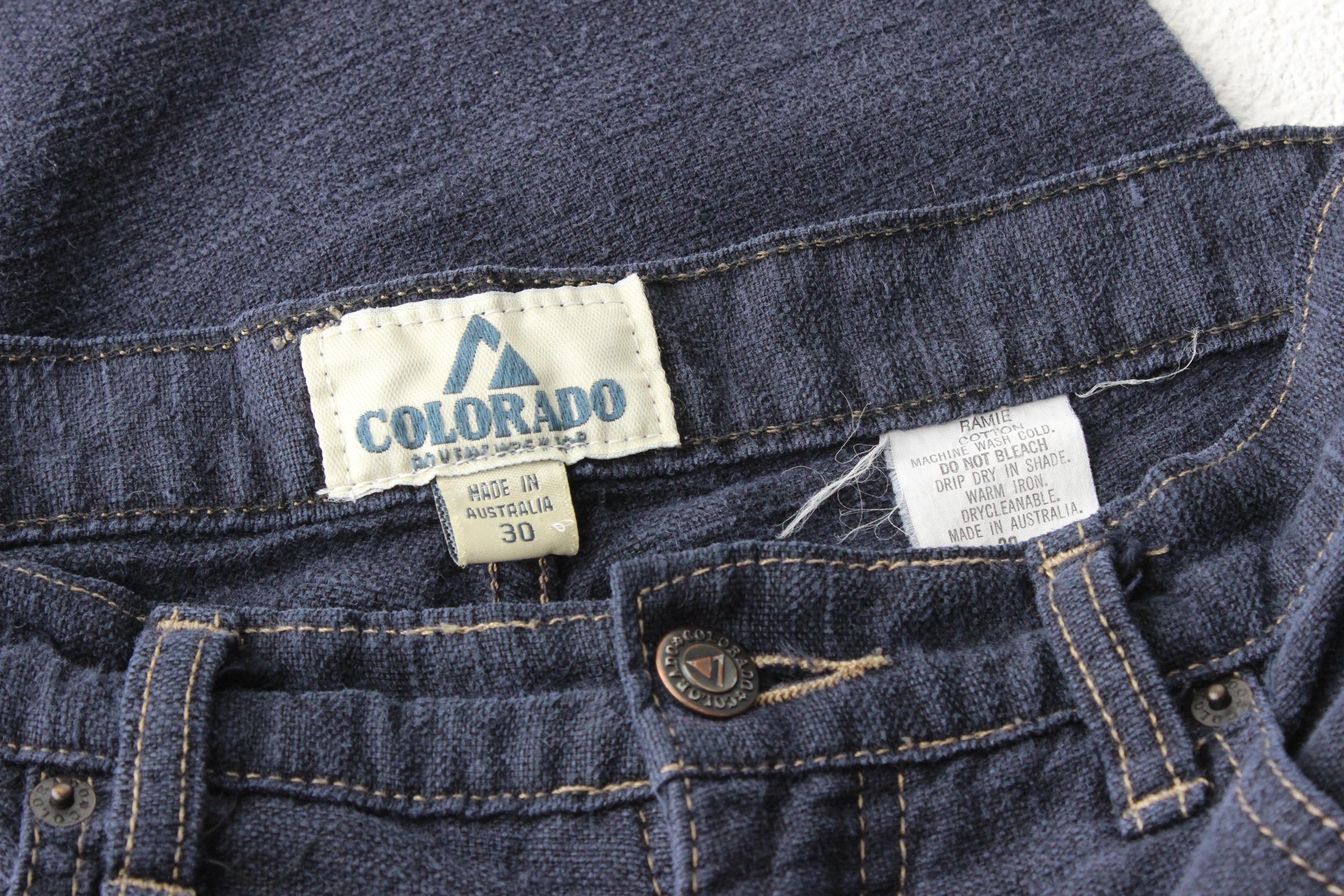 FUTURISM 90s Natural Ramie Relaxed Jeans
