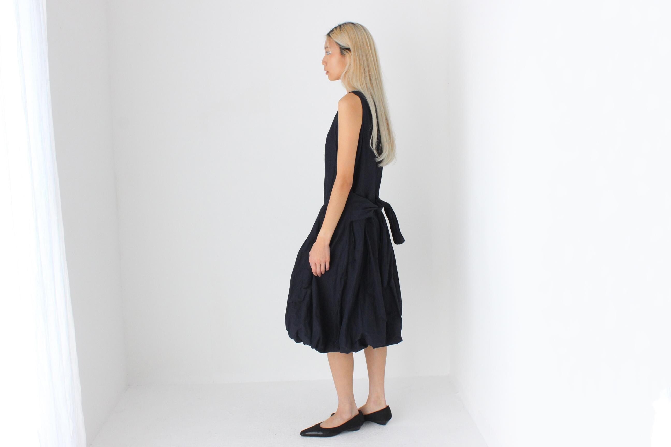 FUTURISM Y2K Structured Origami Bubble Dress