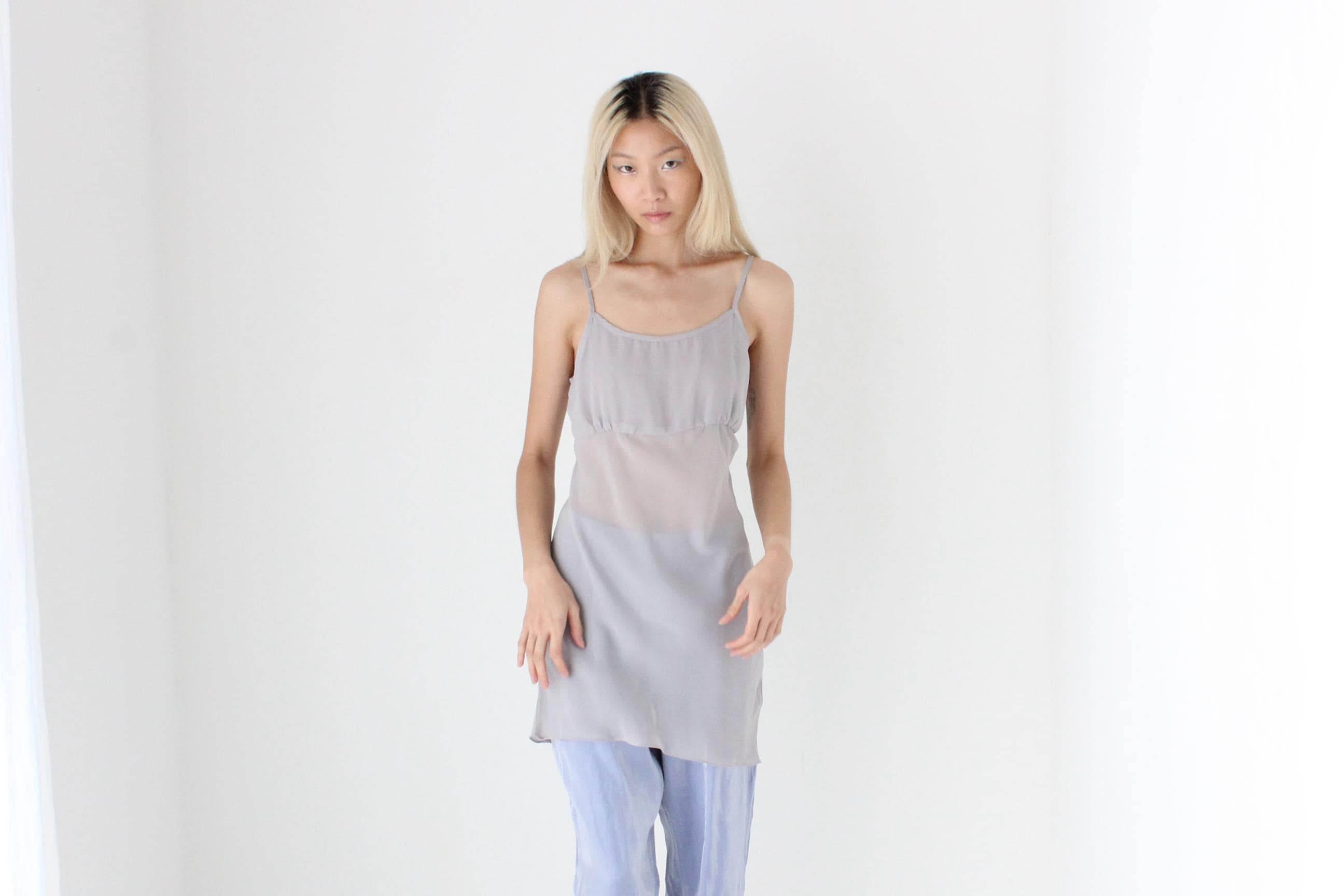 FUTURISM 90s Semi Sheer Layering Slip