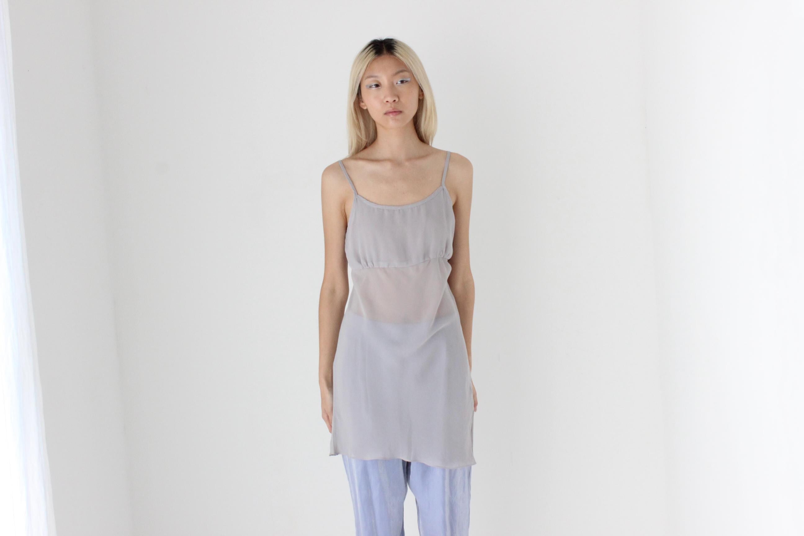 FUTURISM 90s Semi Sheer Layering Slip