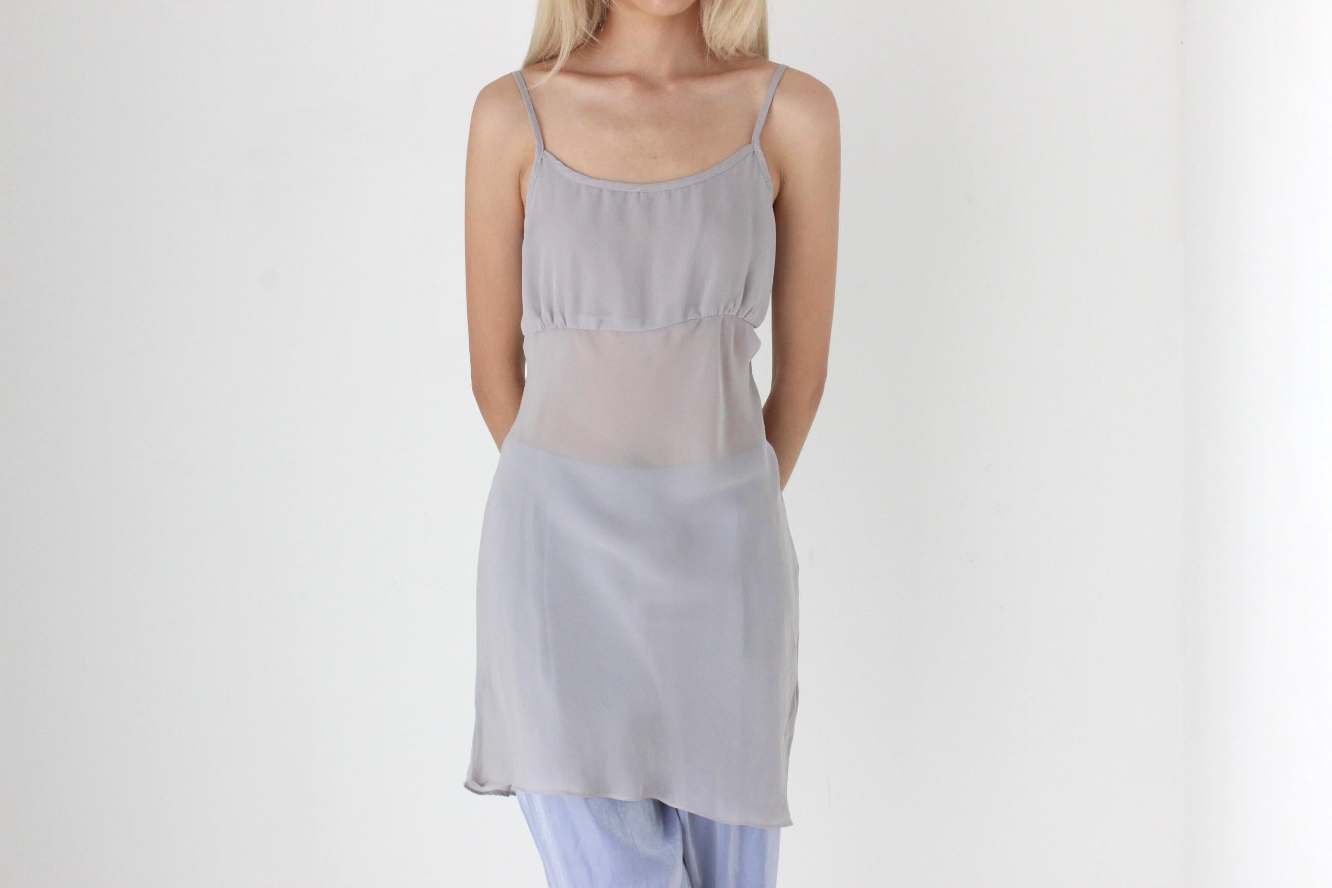 FUTURISM 90s Semi Sheer Layering Slip
