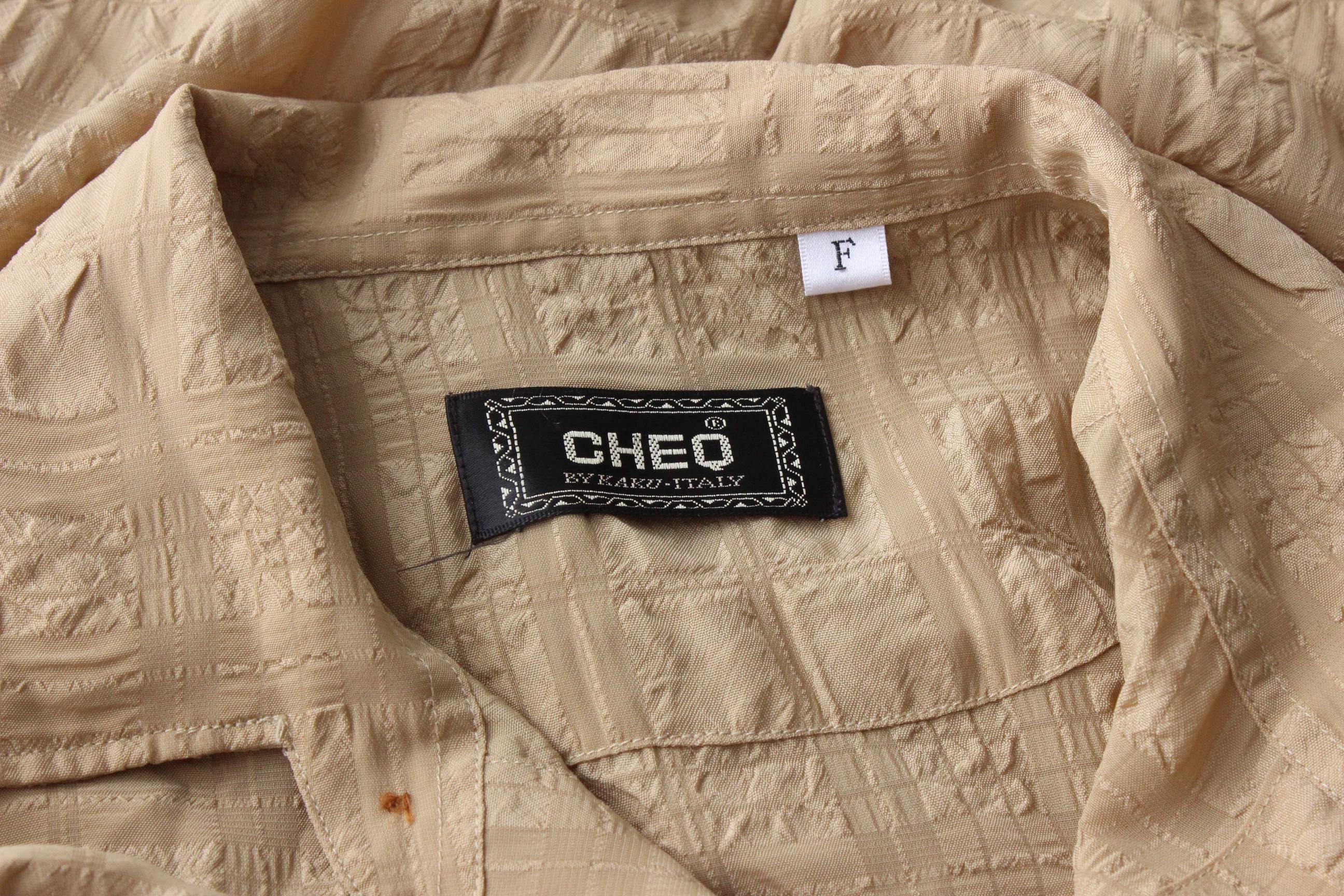 FUTURISM 90s XXL Textural Button Up