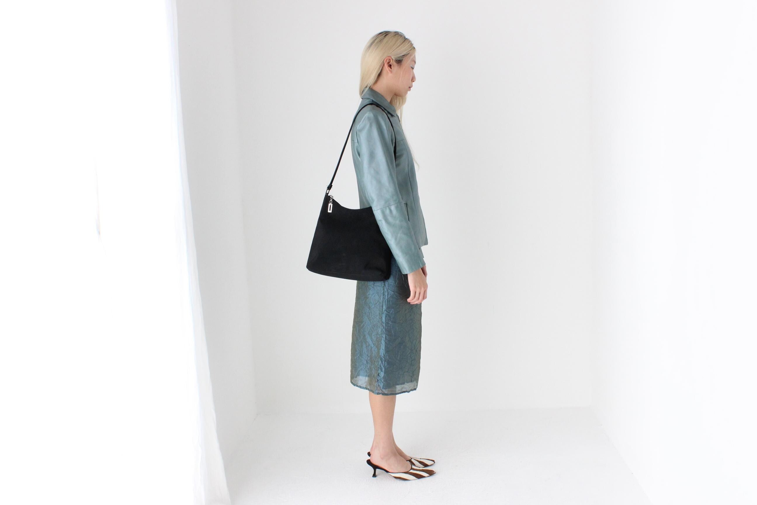 FUTURISM 90s Mid-Size Nylon Over Shoulder Bag / Handbag