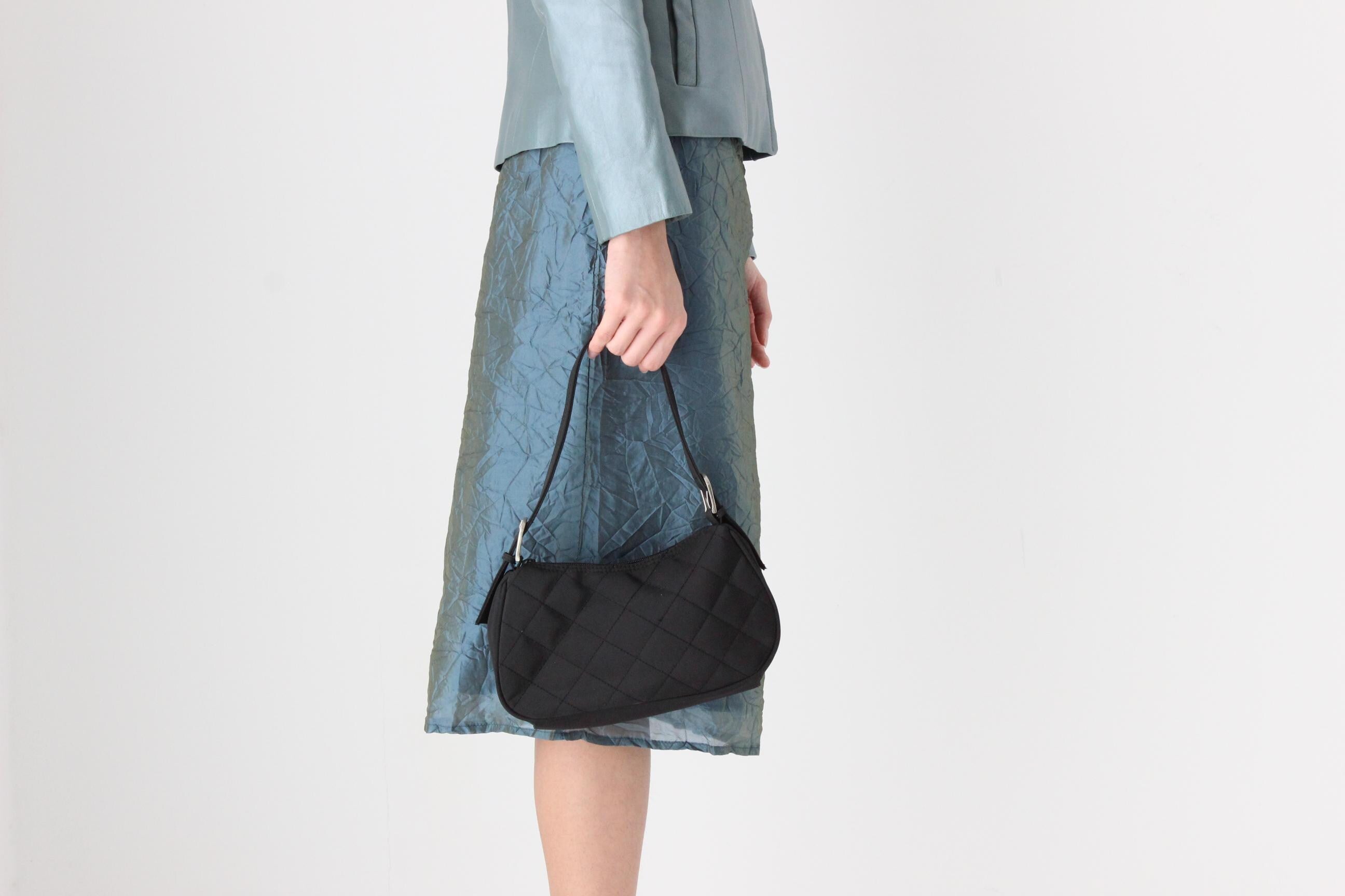 FUTURISM Y2K Quilted Nylon Mini Handbag
