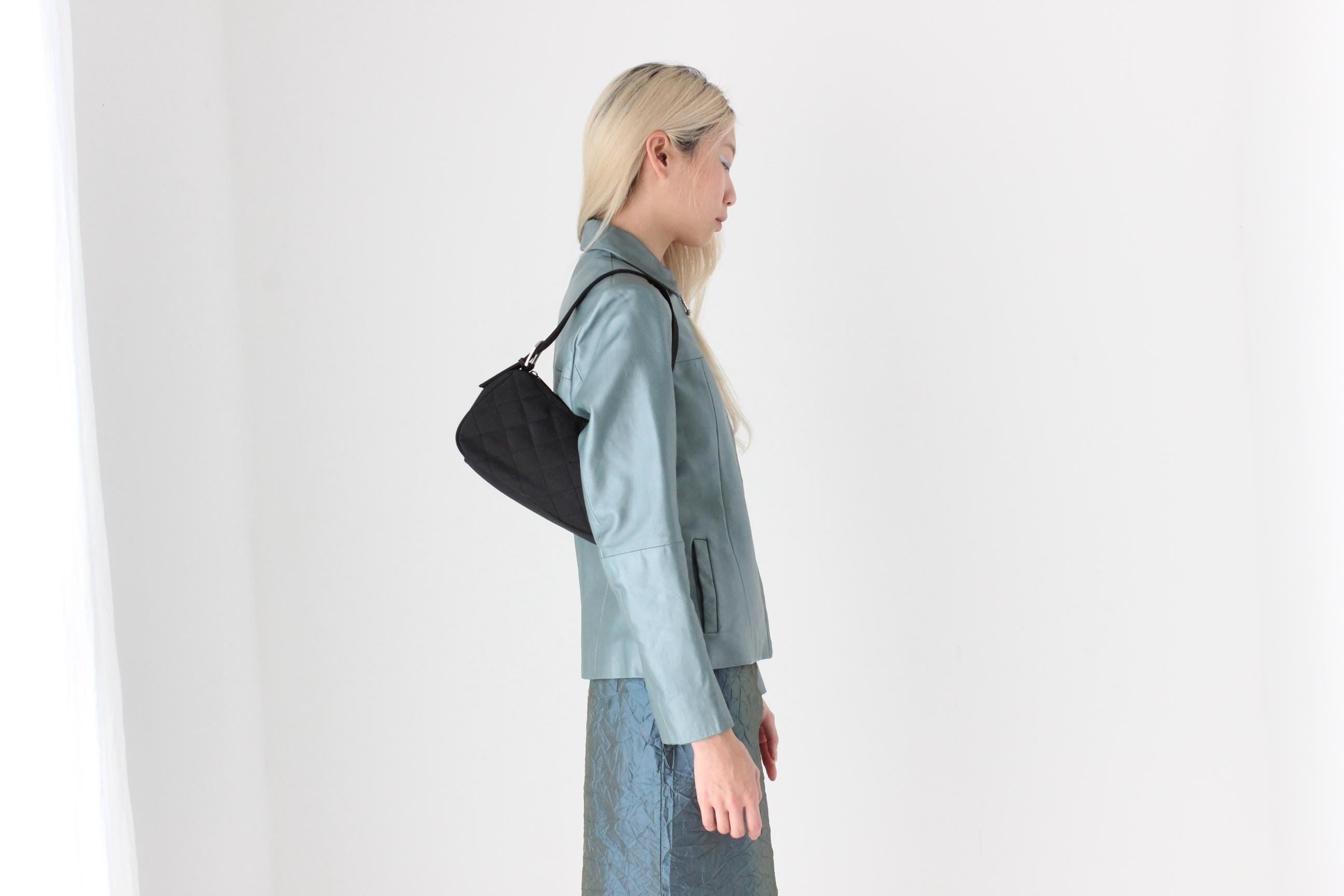 FUTURISM Y2K Quilted Nylon Mini Handbag