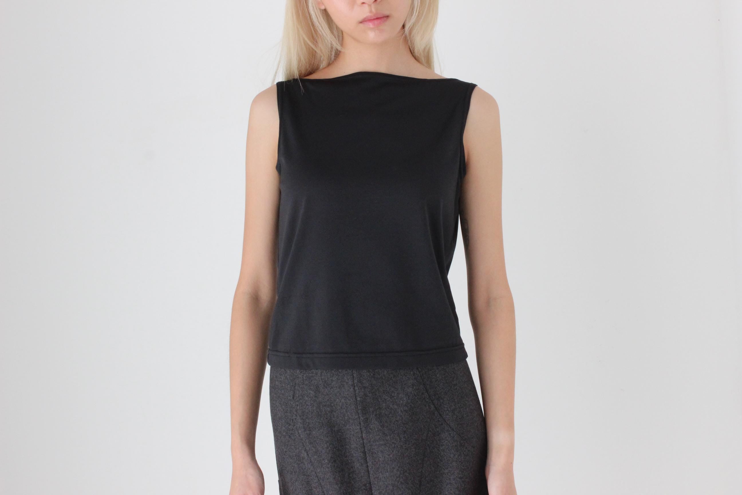 FUTURISM 90s Minimal High Neck Tank