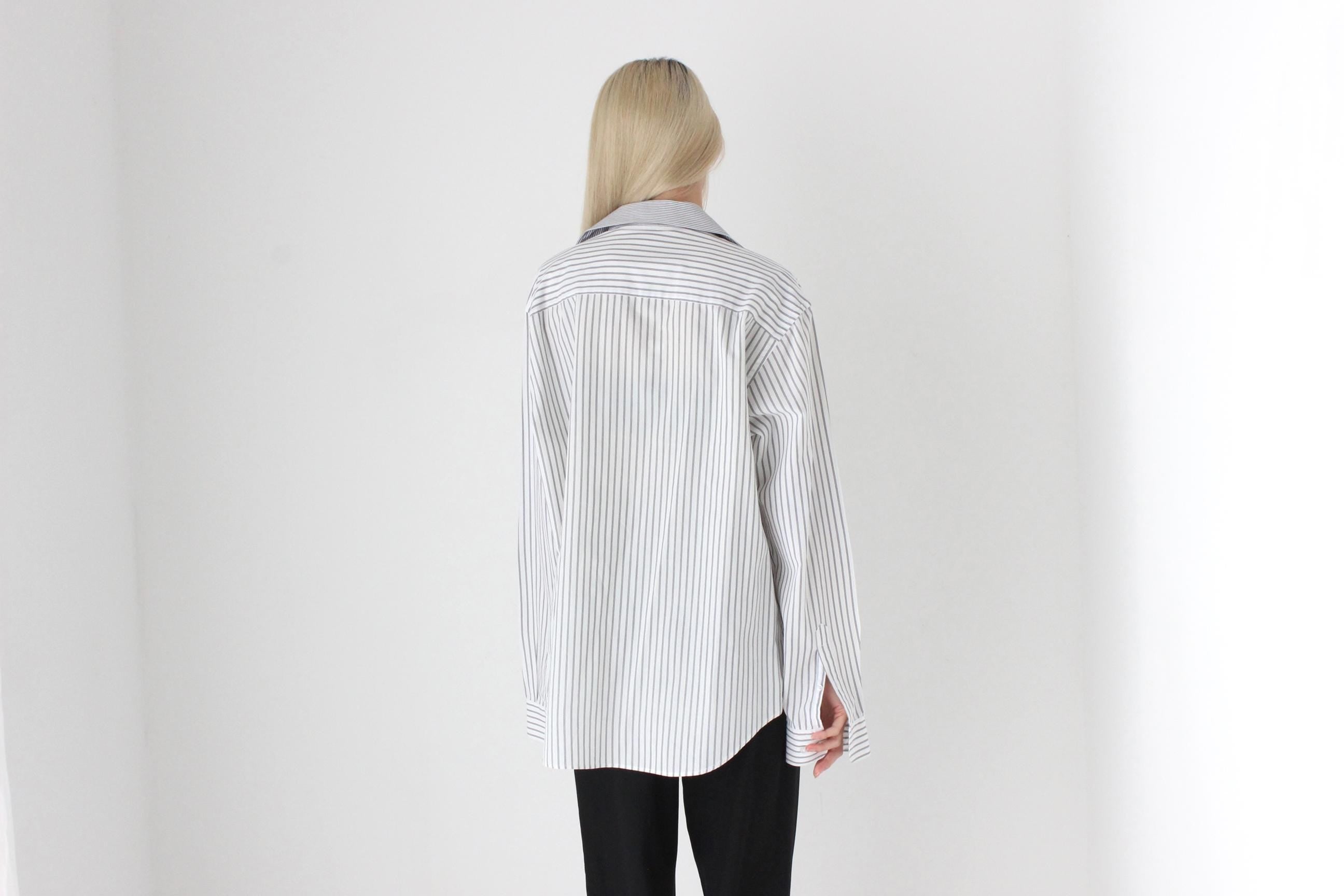 FUTURISM 90s Relaxed XL Striped Button Up