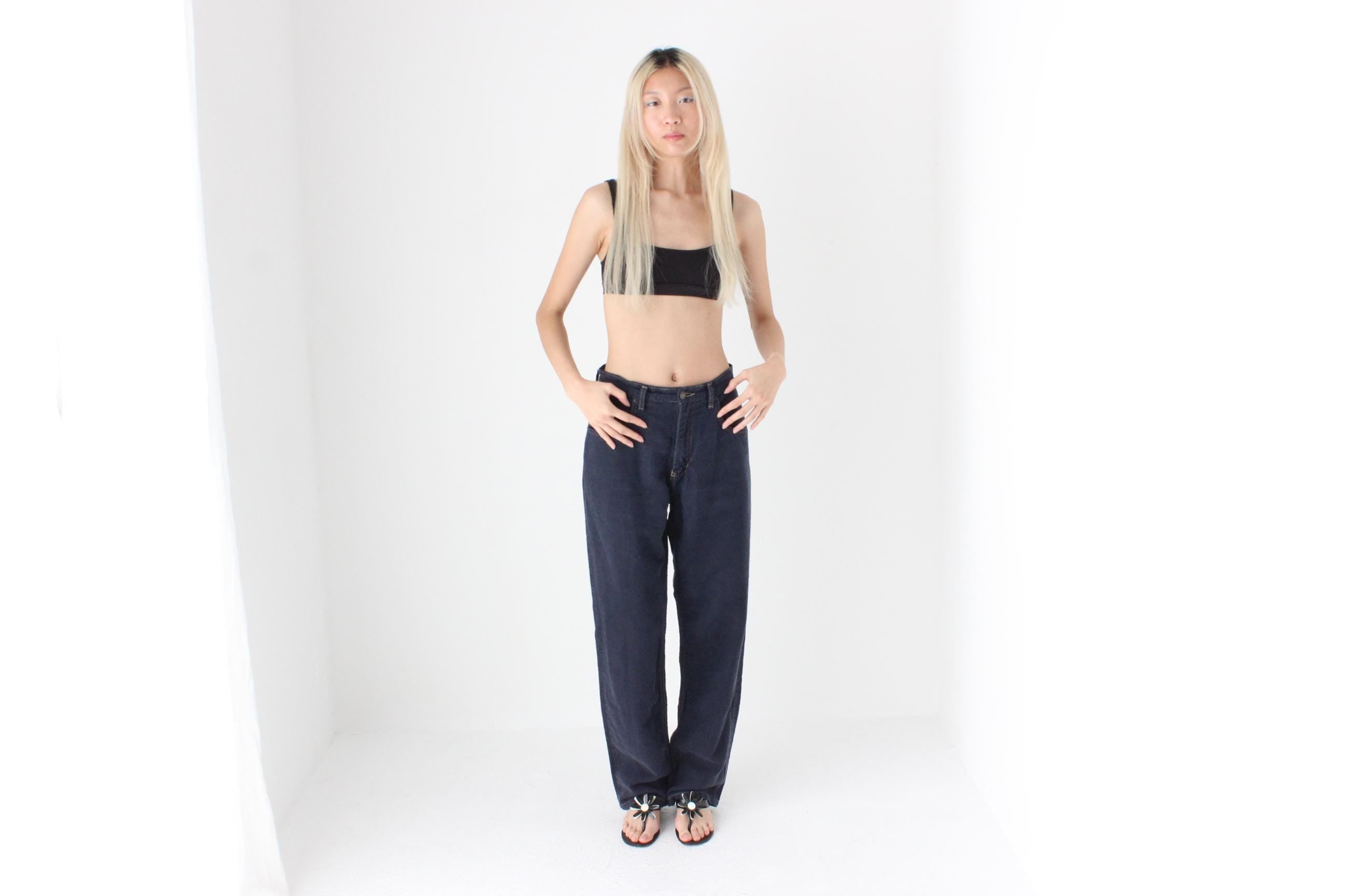 FUTURISM 90s Natural Ramie Relaxed Jeans