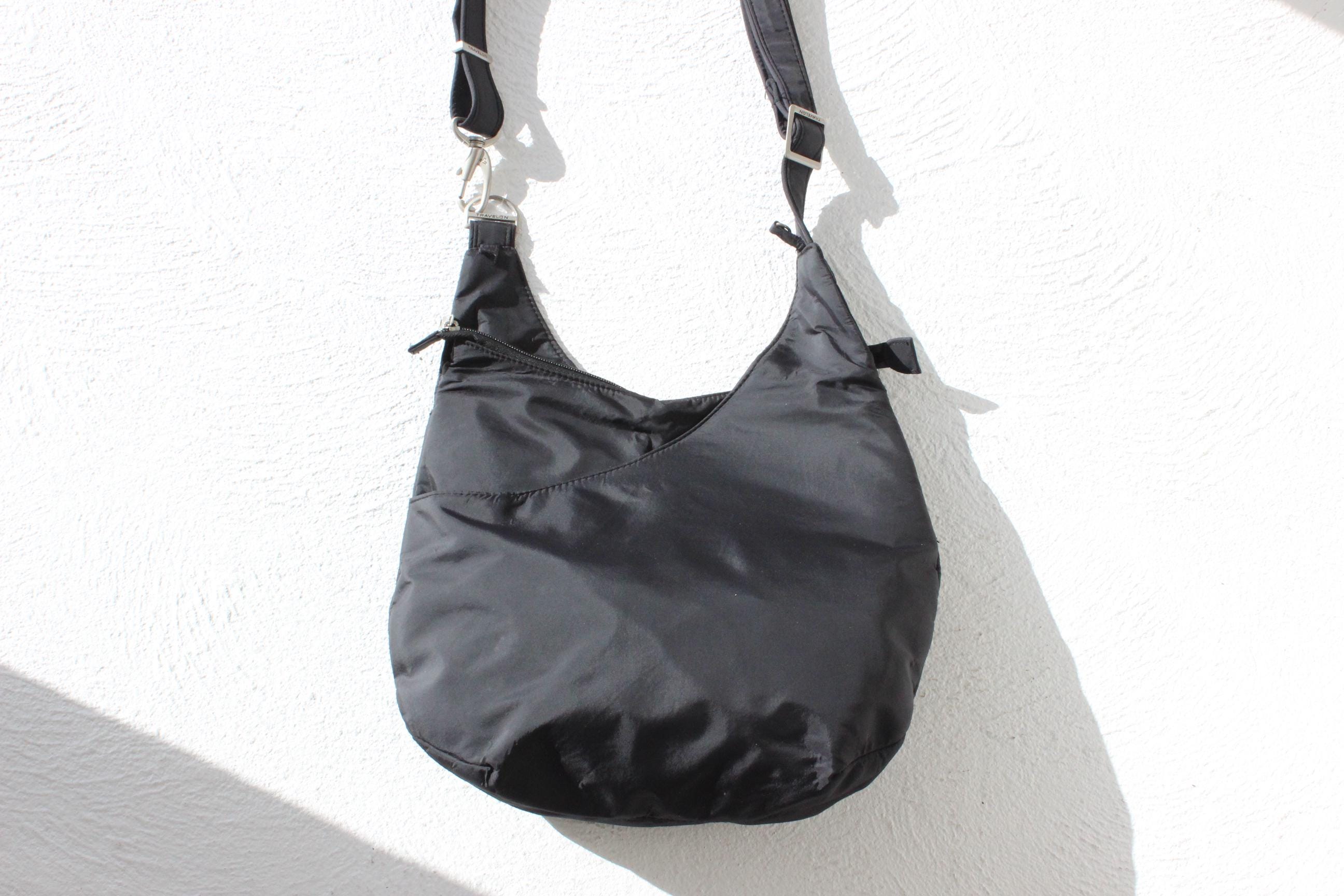 FUTURISM 2000s Black Mid-Size Nylon 'Travelon' Bag