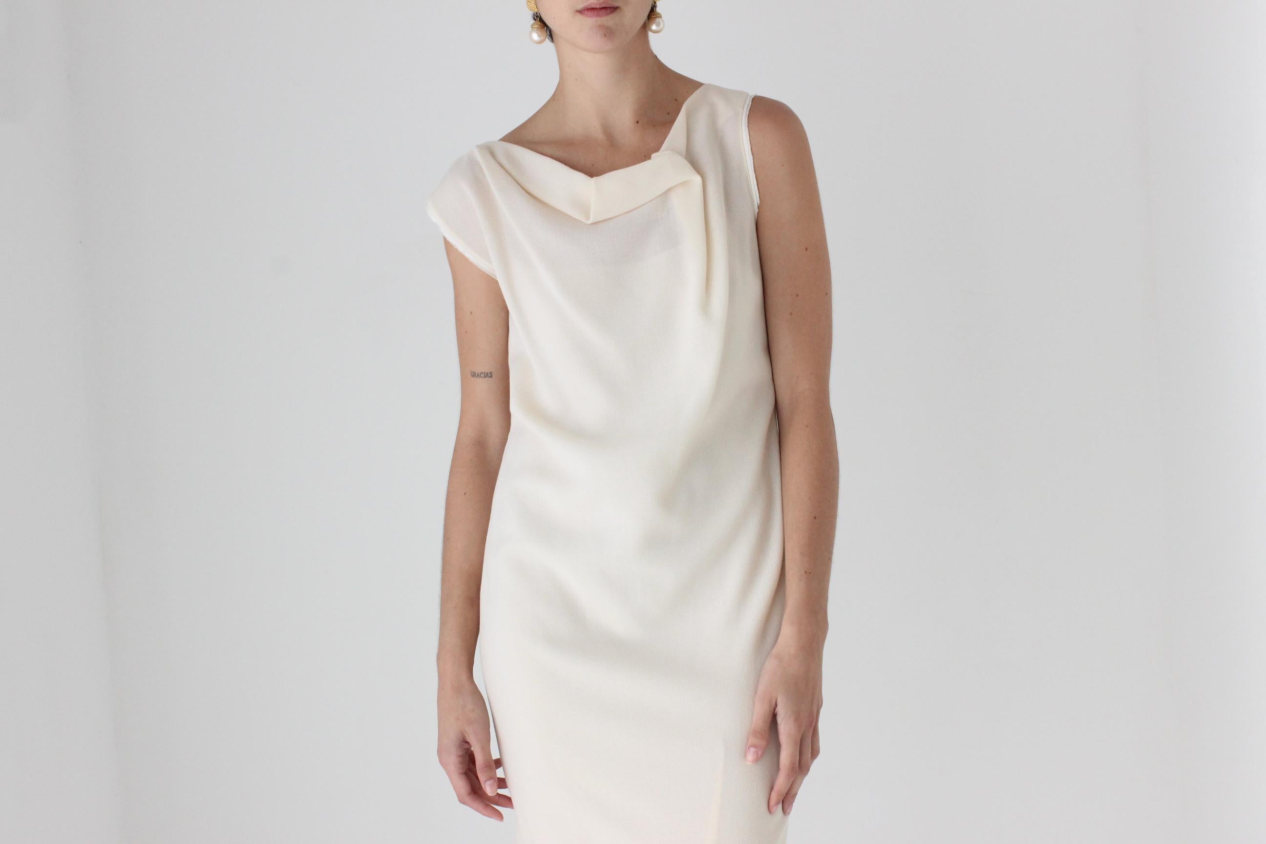2000s ROKSANDA Wool & Silk Origami Shift