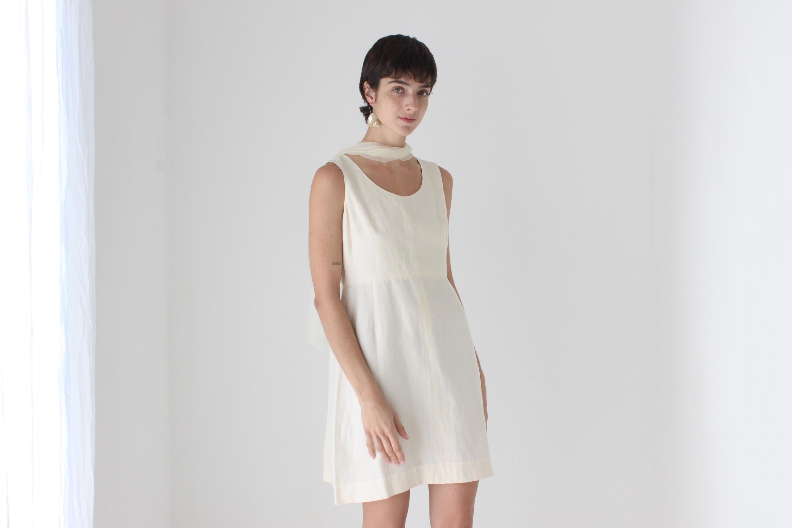 90s Morgane Le Fey Silk / Linen Mini