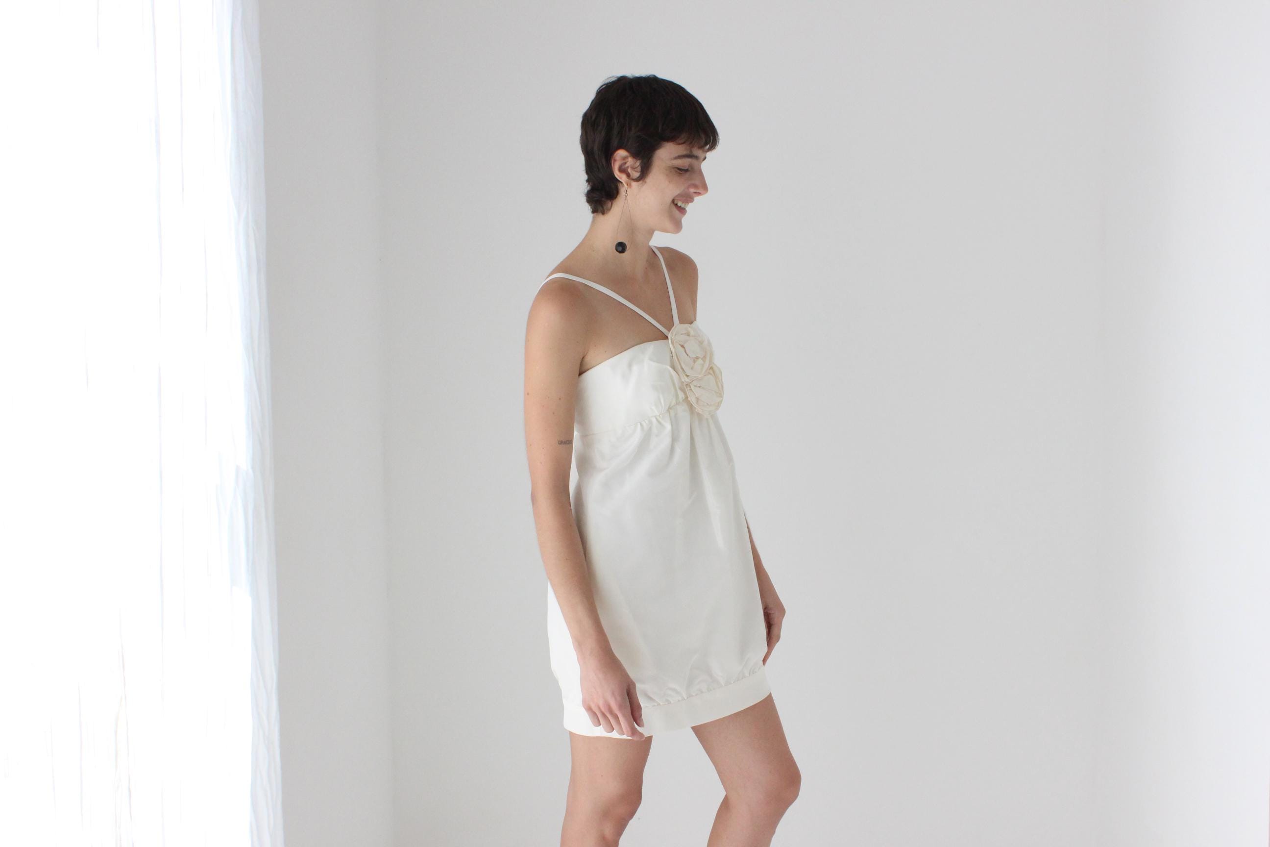 2000s AMSALE Puff Taffeta Bubble Mini