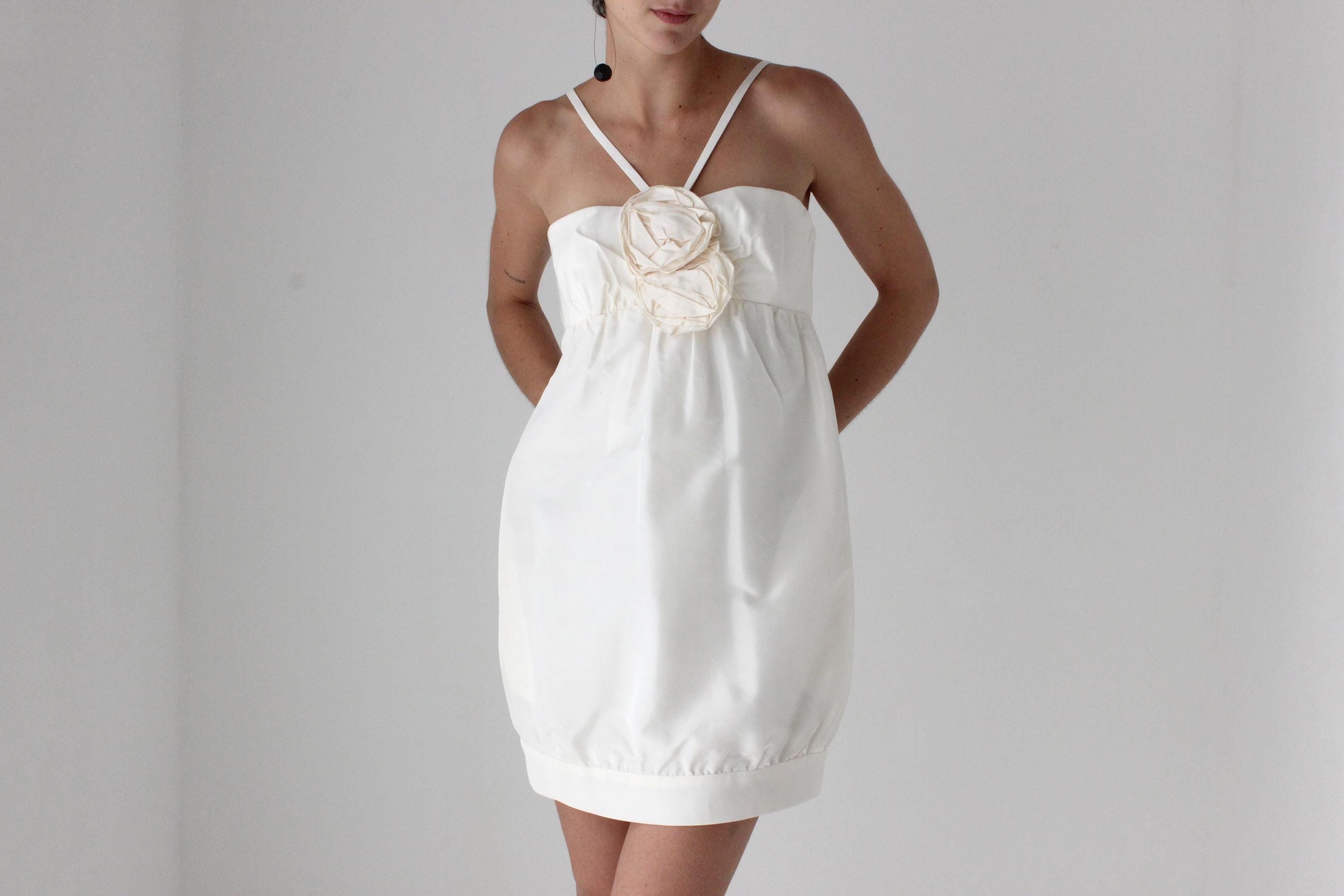 2000s AMSALE Puff Taffeta Bubble Mini