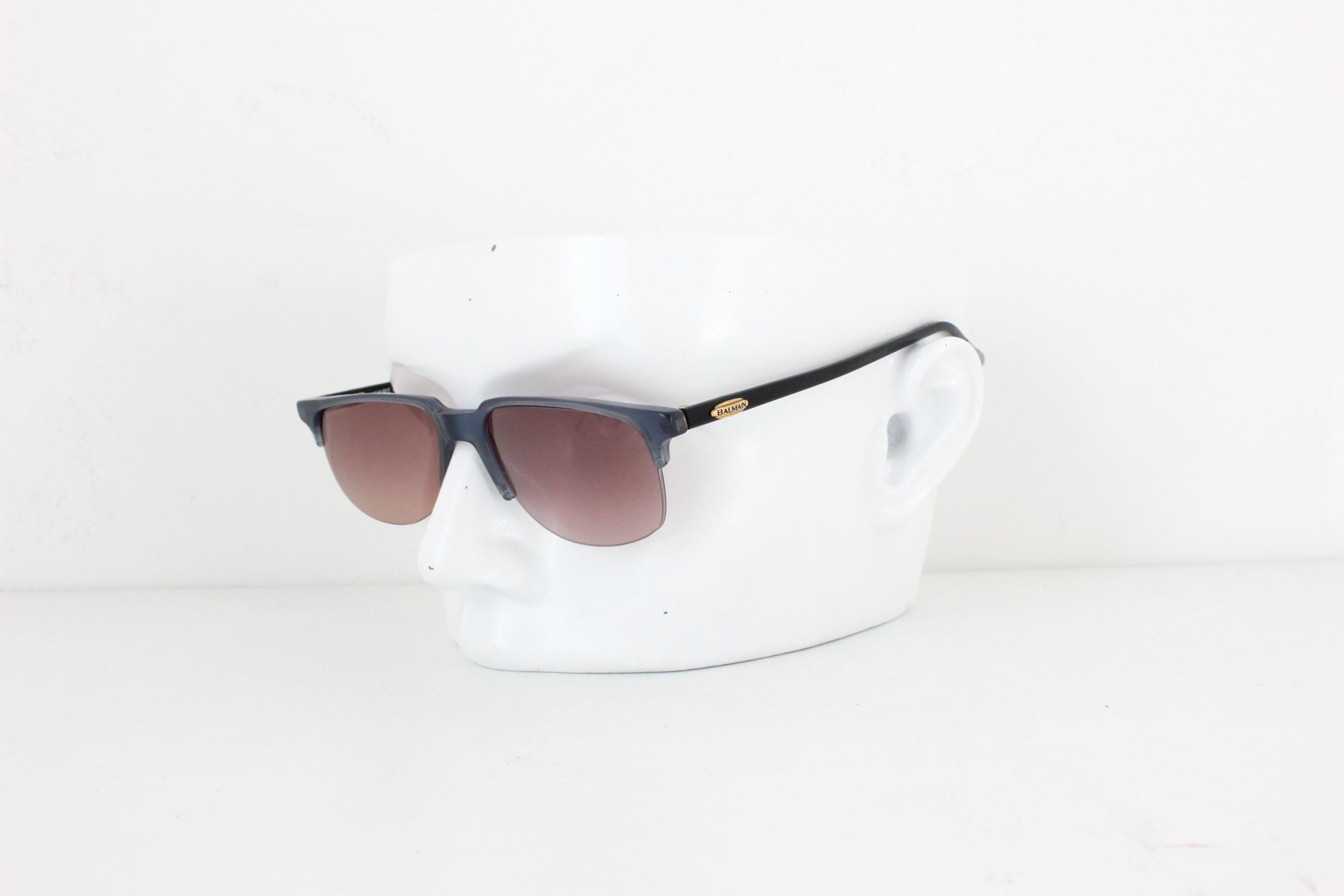 FRENCH COLLECTION 80s Balmain Paris Wayfarer Sunglasses
