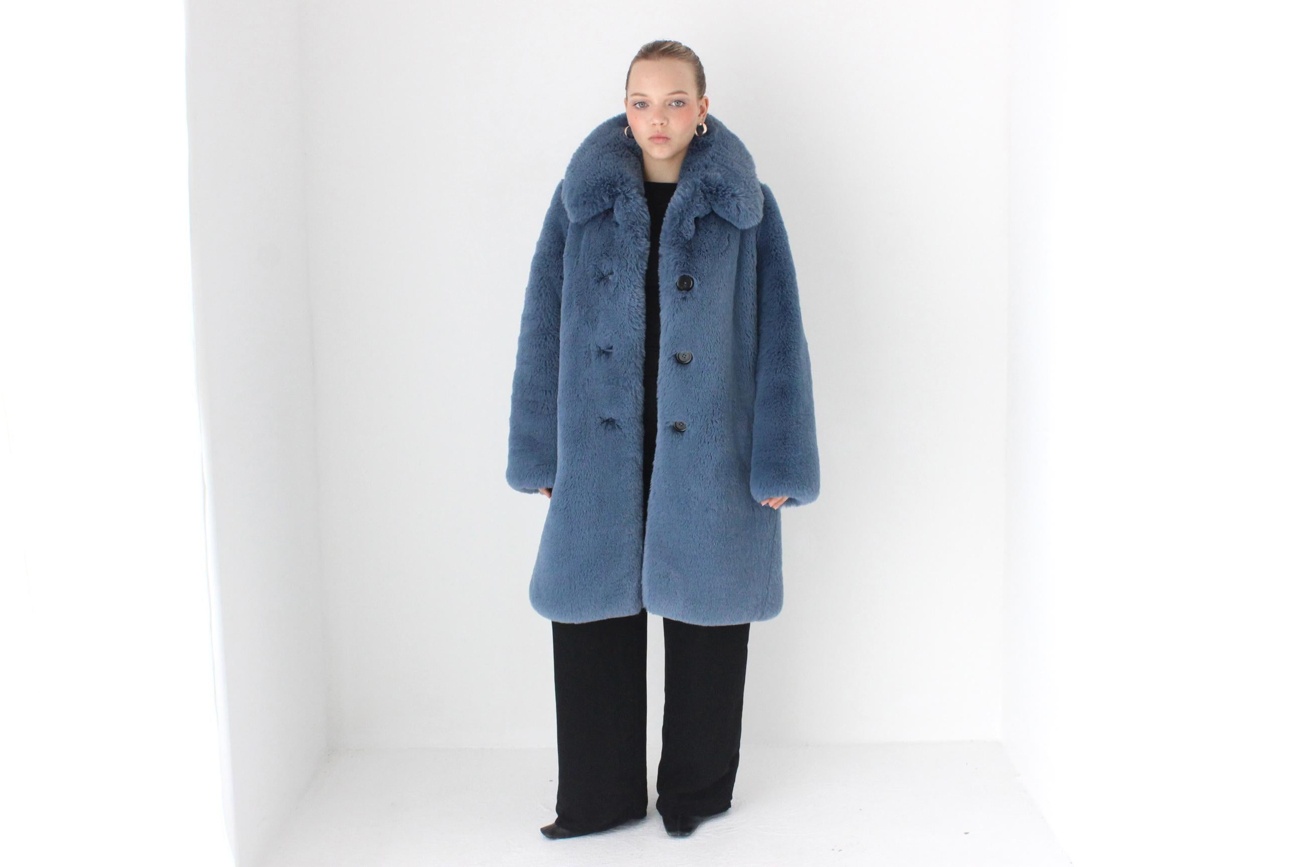 MAJOR 2018 Marc Jacobs Softest Plush Faux Fur Coat - [Fall Runway Look 15]